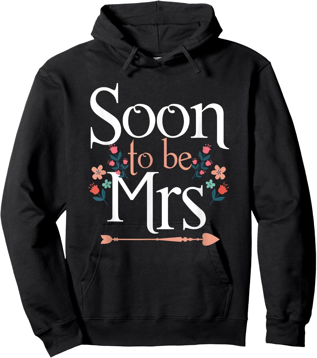 Soon To Be Mrs | Wedding Bachelorette | Bride Hoodie - Hoodie | Black