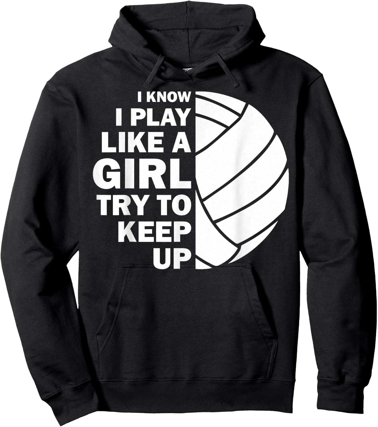 Cool Volleyball Girls Youth Volleyball Team Sports Hoodie - Hoodie | Black