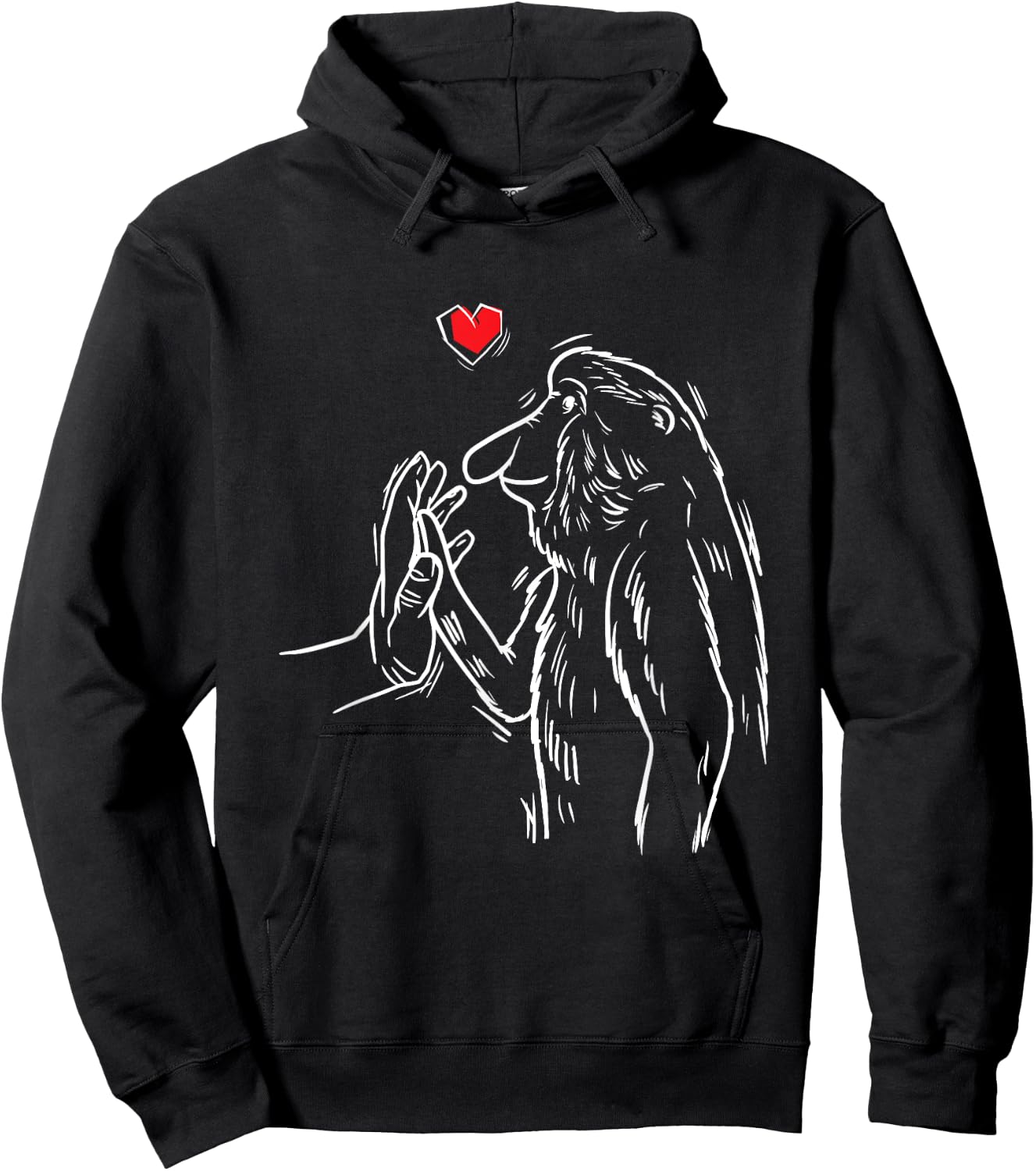 Proboscis Monkey Long-Nosed Monkey Hoodie - Hoodie | Black