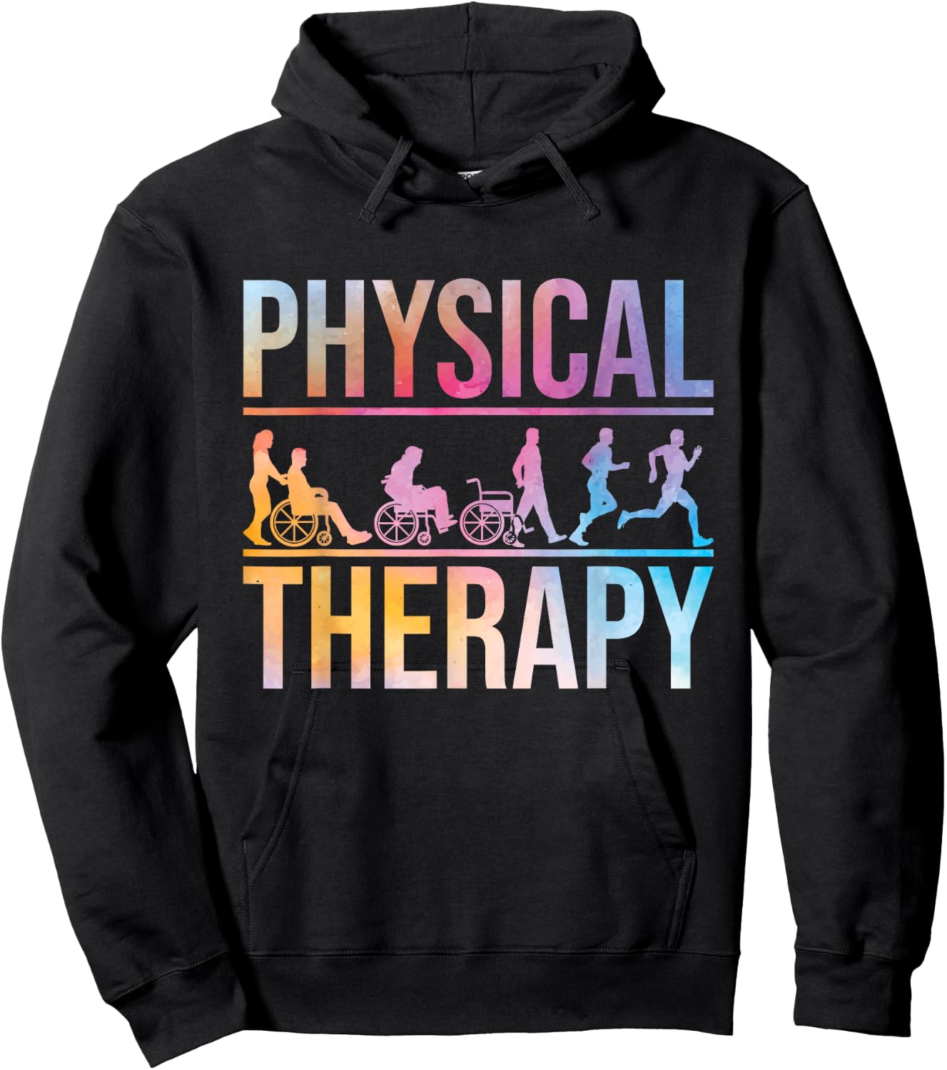 Physical Therapy - Health Therapist Physiotherapy PT Student Hoodie - Hoodie | Black