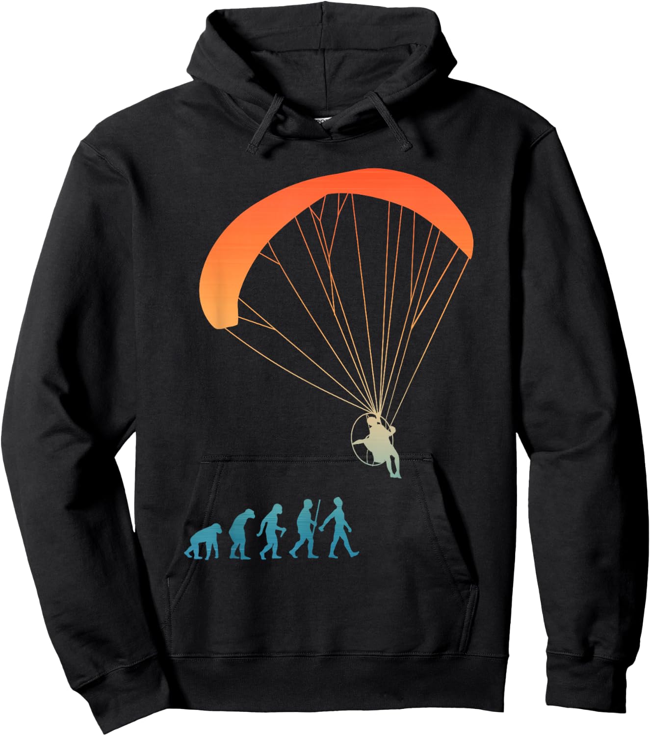 Paramotor Art Women Paramotoring PPG Paramotor Lover Hoodie - Hoodie | Black