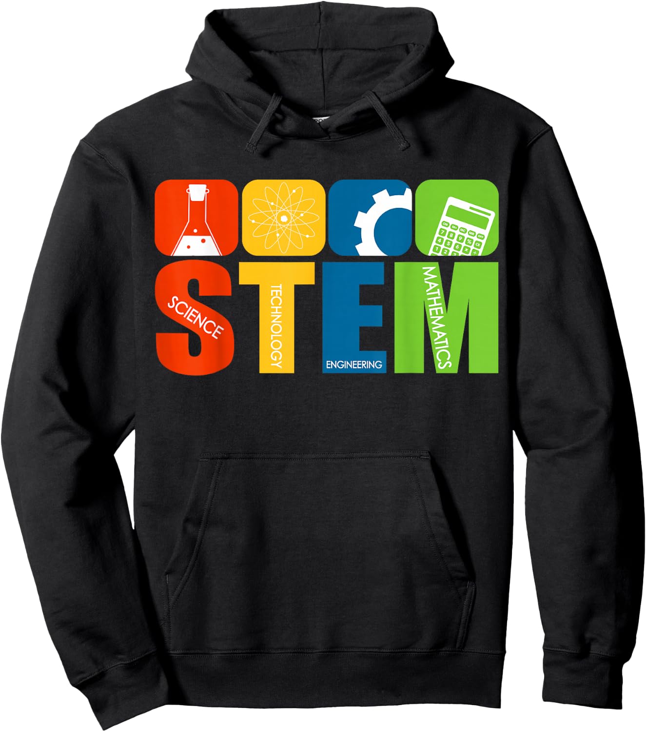 STEM Teacher Science Technology Engineering Math Hoodie - Hoodie | Black