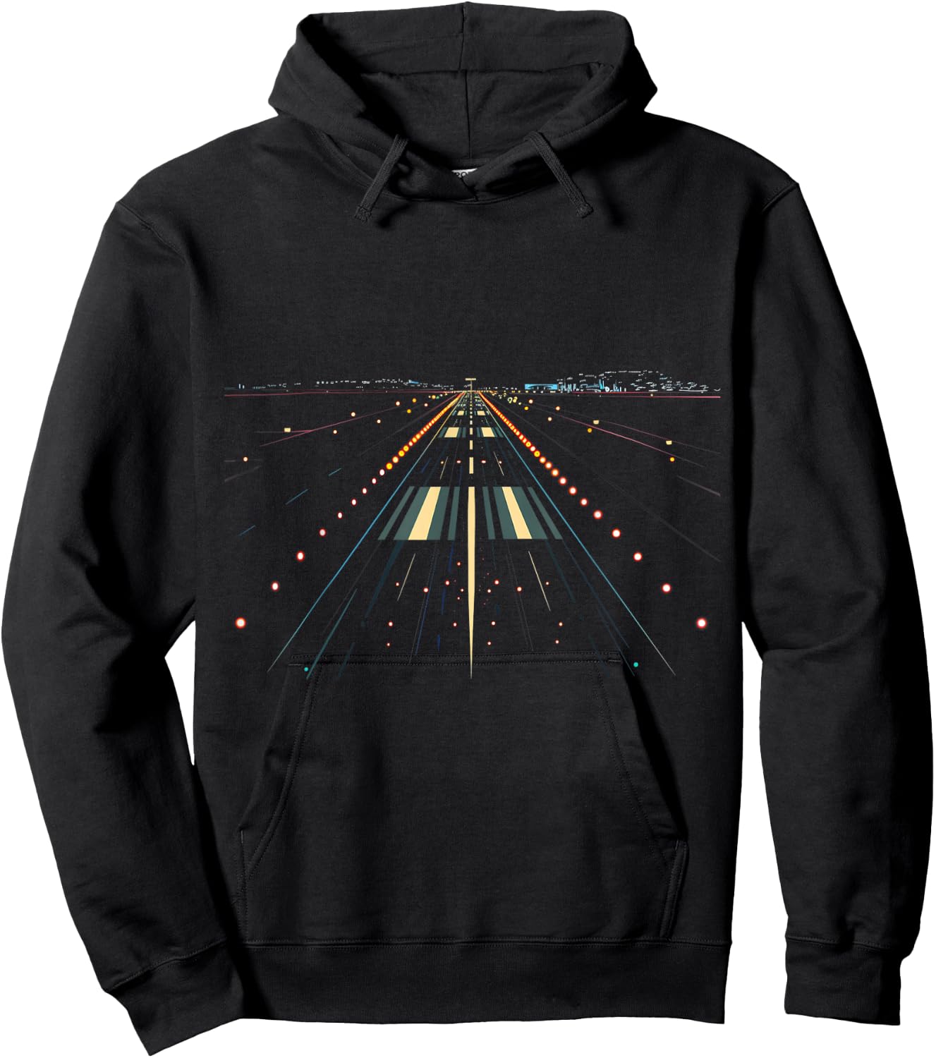 Pilot Airplane Airport Runway Air Traffic Controller Hoodie - Hoodie | Black