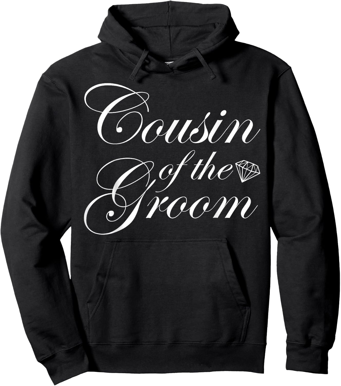 Cousin Of The Groom Bridal Party Wedding Marriage Hoodie - Hoodie | Black