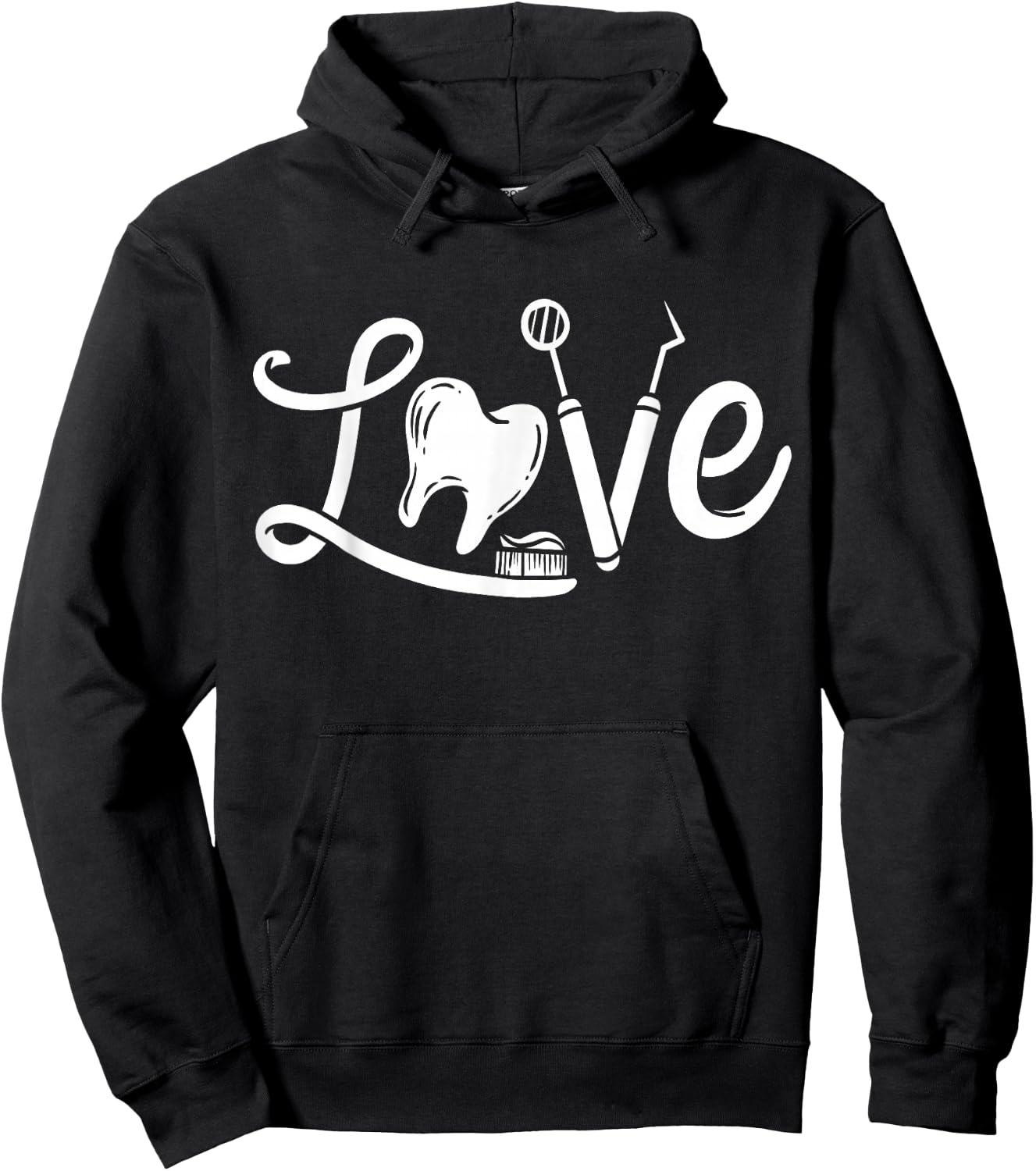Dentist Dental Assistant Dental Hygienist Gift Hoodie - Hoodie | Black