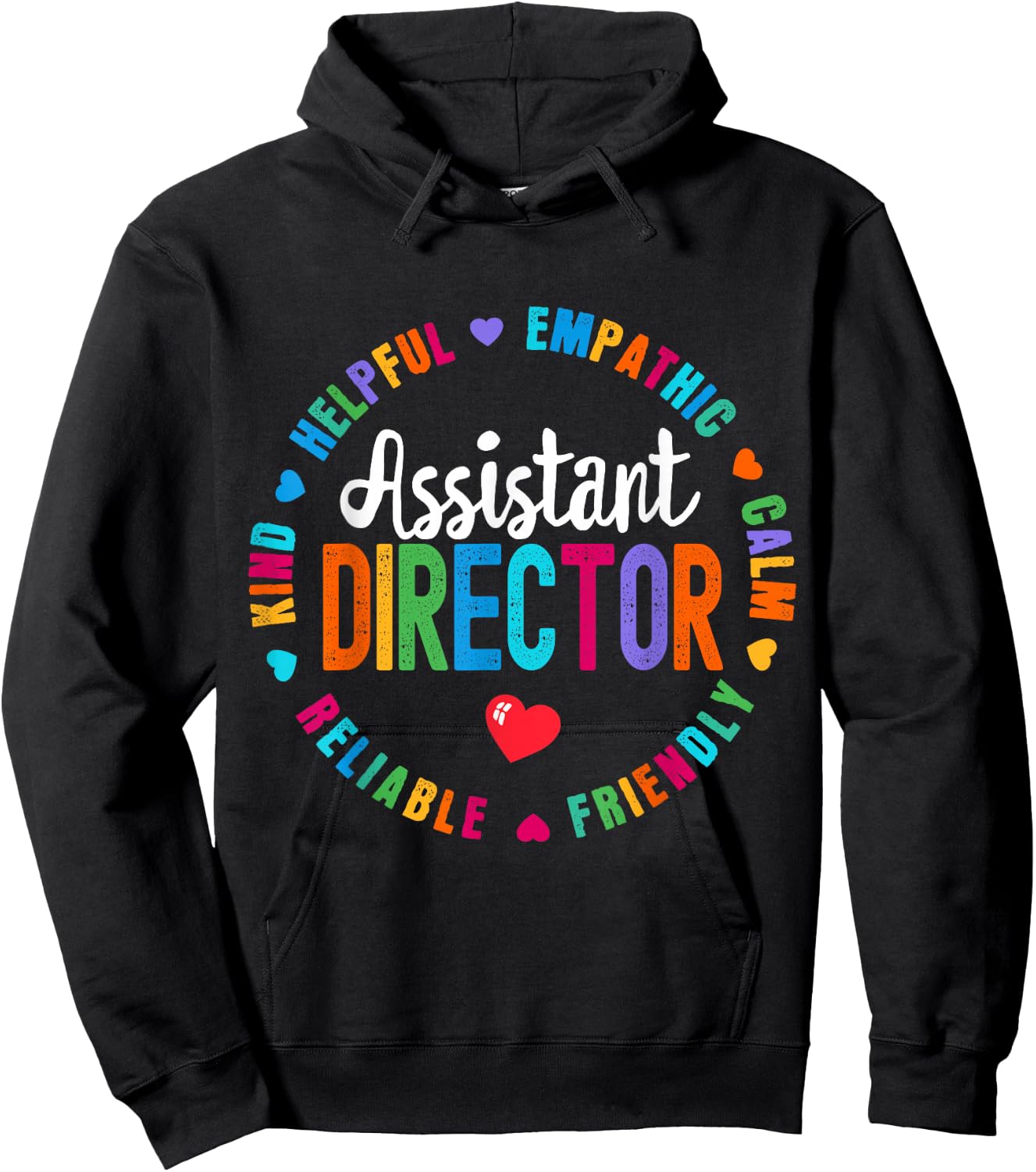 Assistant Director Appreciation Week healthcare workers Hoodie - Hoodie | Black