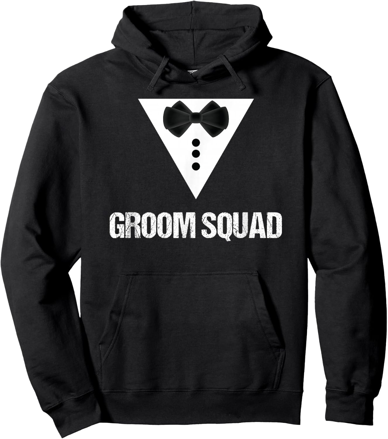Groomsman Squad Bachelor Party Hoodie - Hoodie | Black