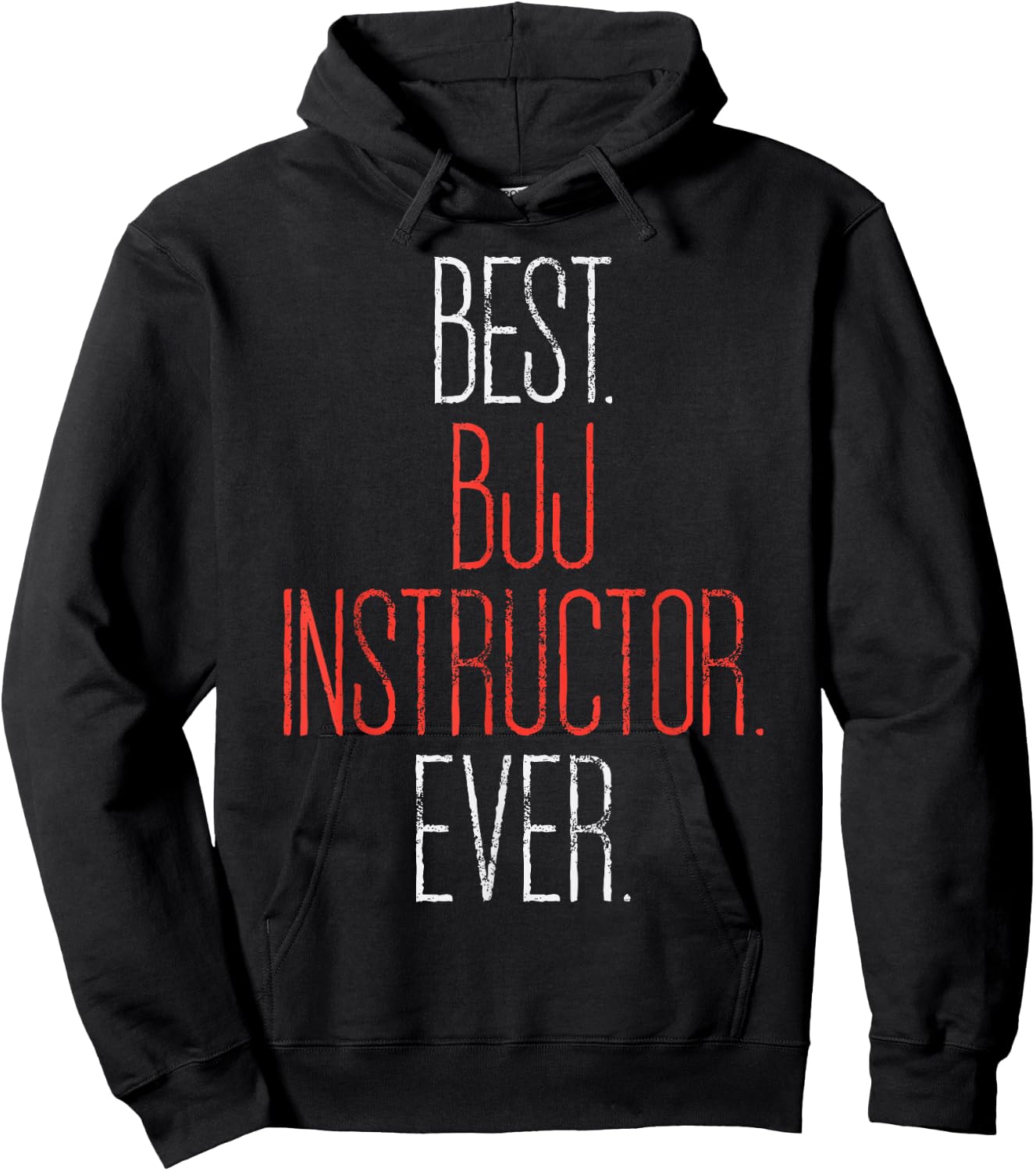 Best BJJ Instructor Funny Brazilian Jiu Jitsu Coach Gift Hoodie - Hoodie | Black