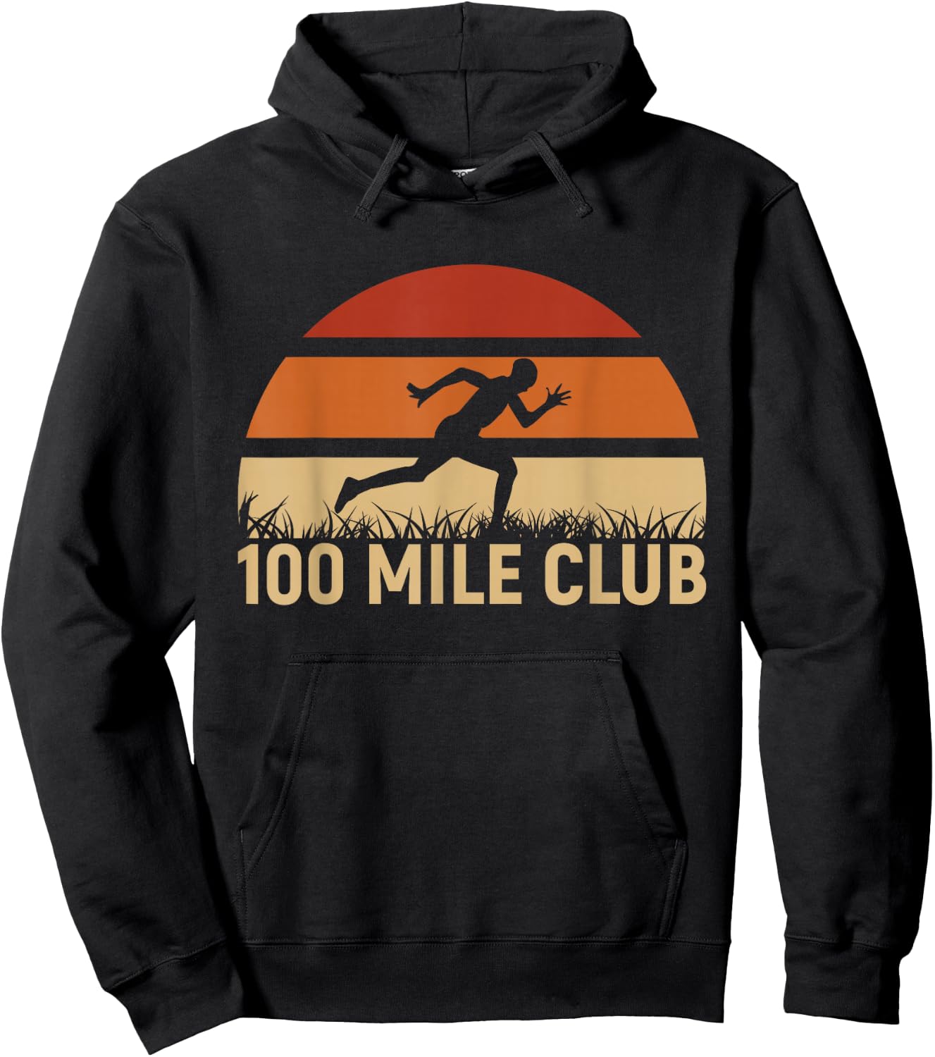 100 Mile Club Ultra Running Ultra Marathon Runner Hoodie - Hoodie | Black