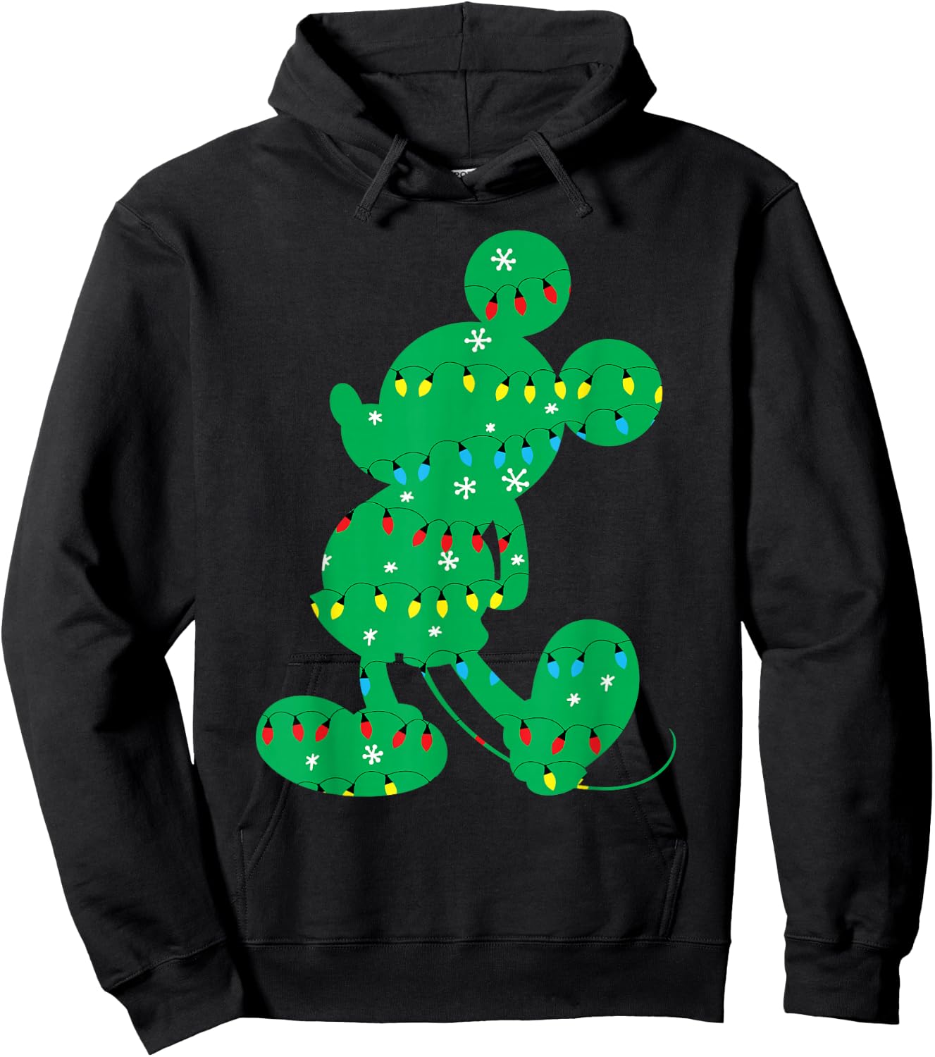 Disney - Mickey Mouse Holiday Lights Hoodie - Hoodie | Black