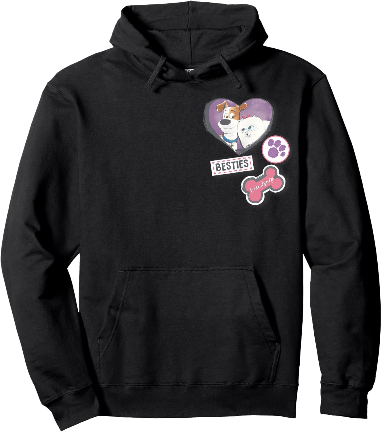 The Secret Life of Pets 2 Besties Forever Hoodie - Hoodie | Black