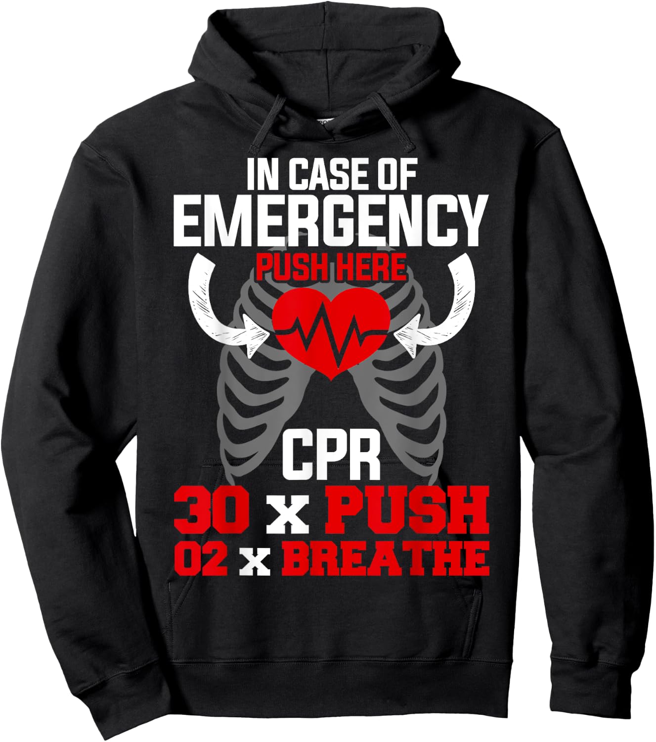 Funny CPR Instructor First Aid for Nurses CPR Instructor Hoodie - Hoodie | Black