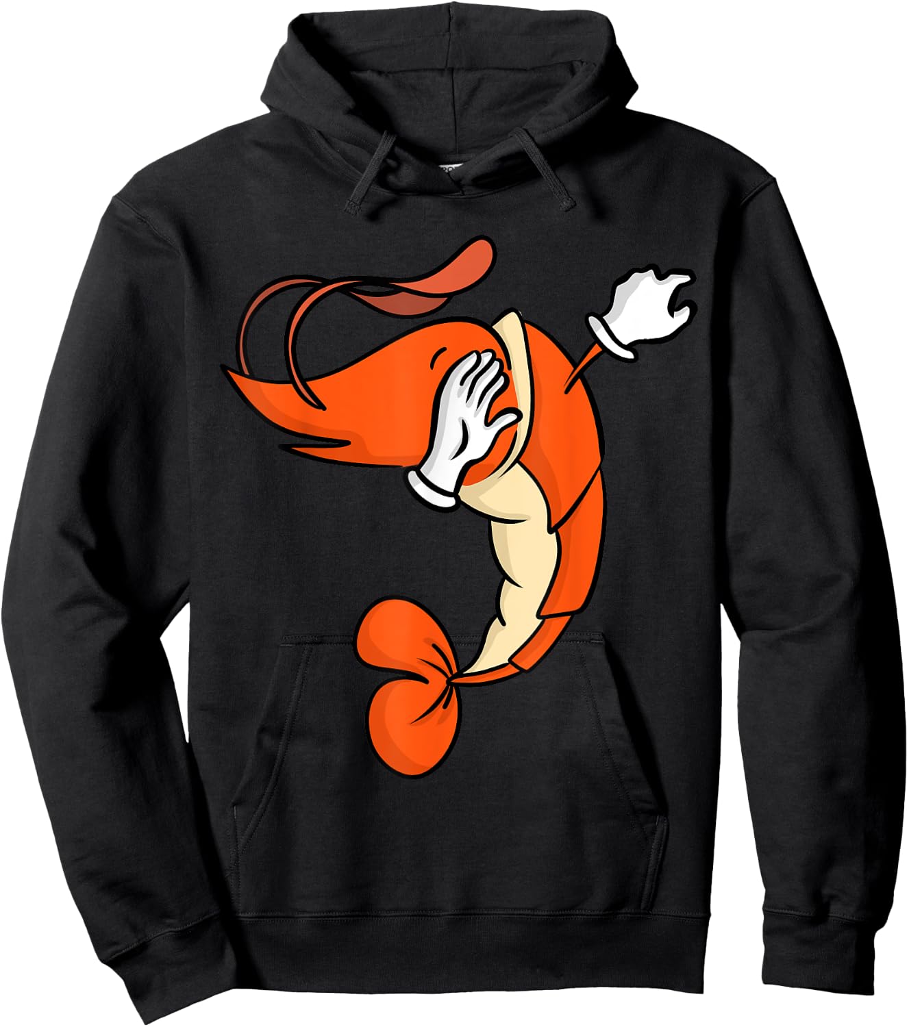 Shrimp Dab Pose Shirt Hoodie - Hoodie | Black