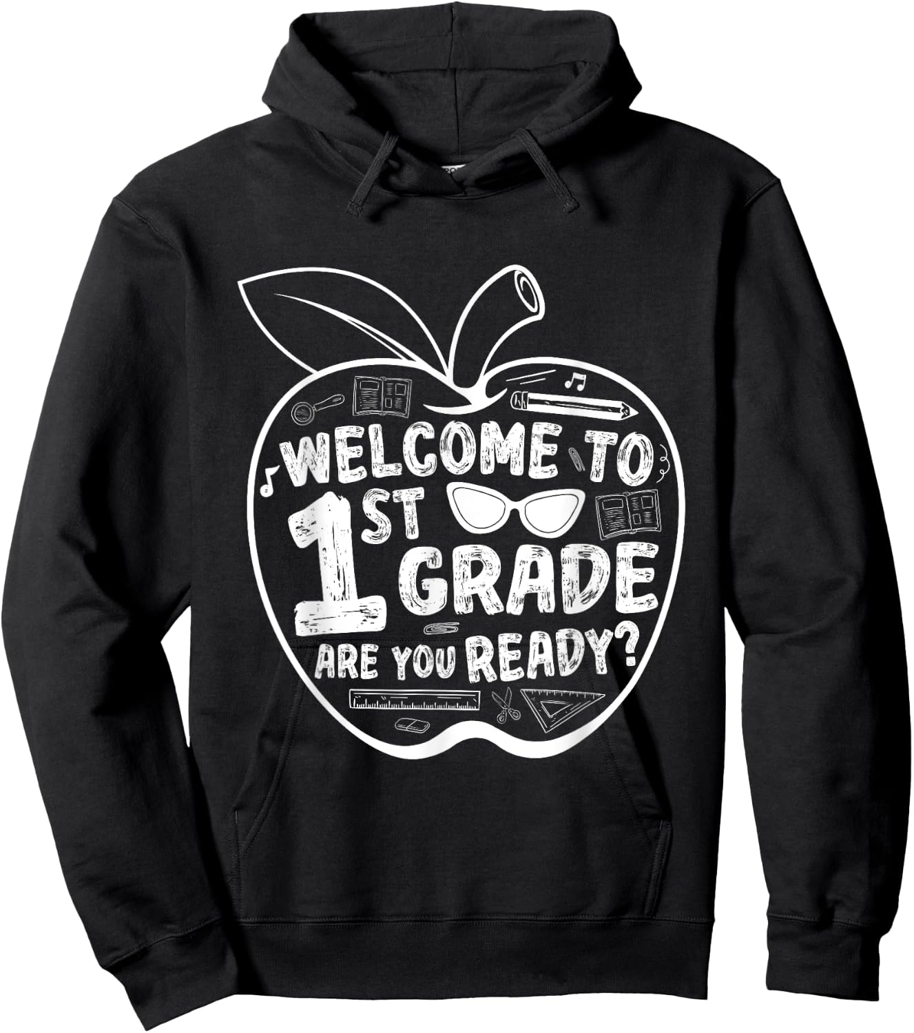 Welcome To 1st Grade Are You Ready? First Grade Teacher Hoodie - Hoodie | Black