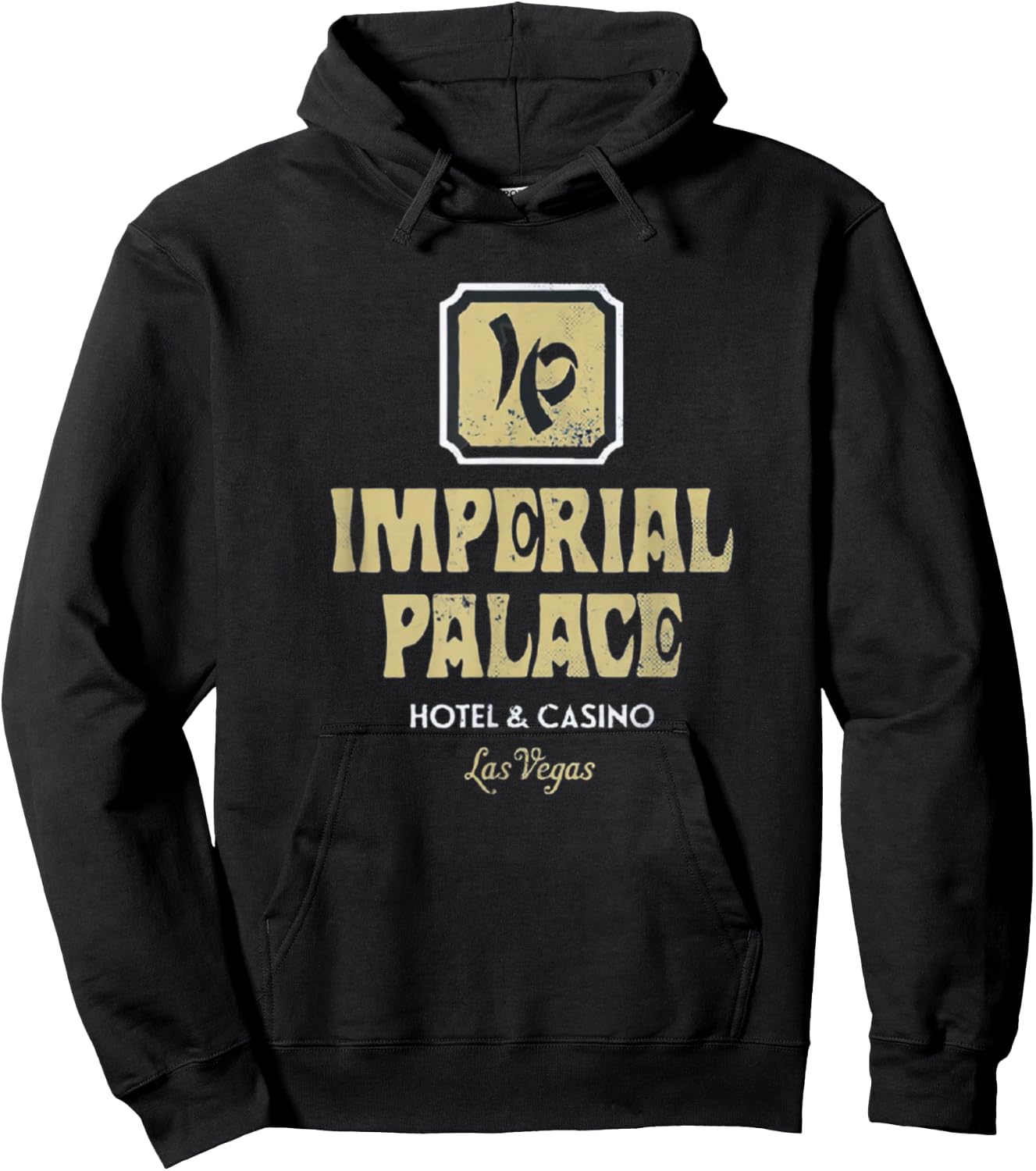 Imperial Palace Hotel Casino Vintage Sign Retro Las Vegas Hoodie - Hoodie | Black