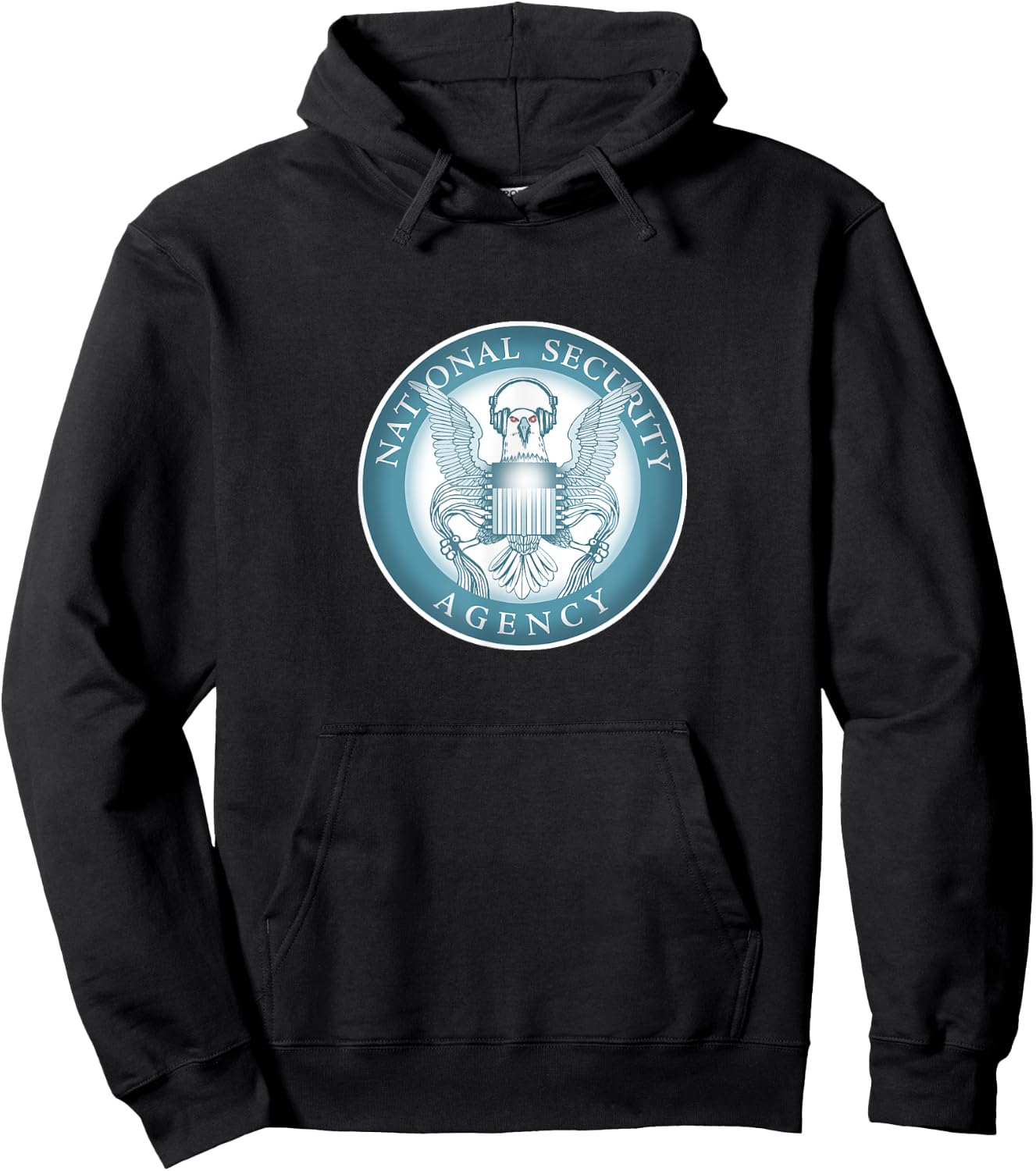 National Security Agency NSA Spy Data Eagle SIGINT Hoodie - Hoodie | Black