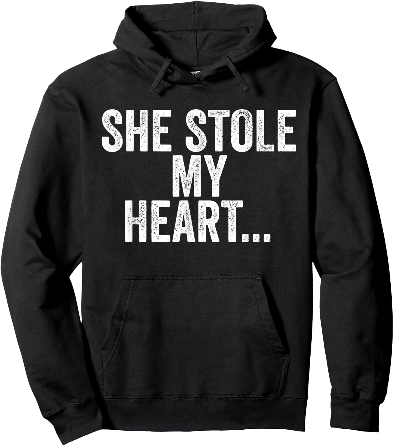 She Stole My Heart And I'm Keeping It Matching Couple Hoodie - Hoodie | Black
