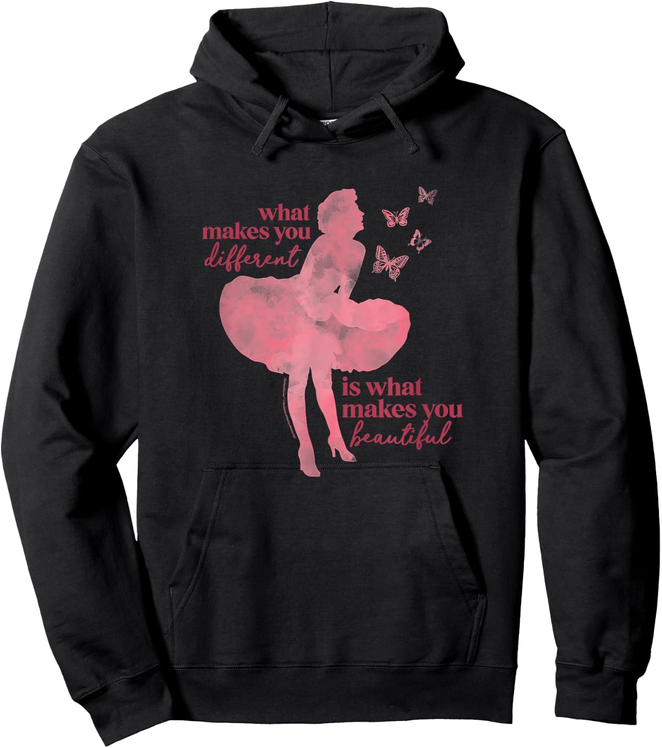 Marilyn Monroe - What Makes You Beautiful Hoodie - Hoodie | Black