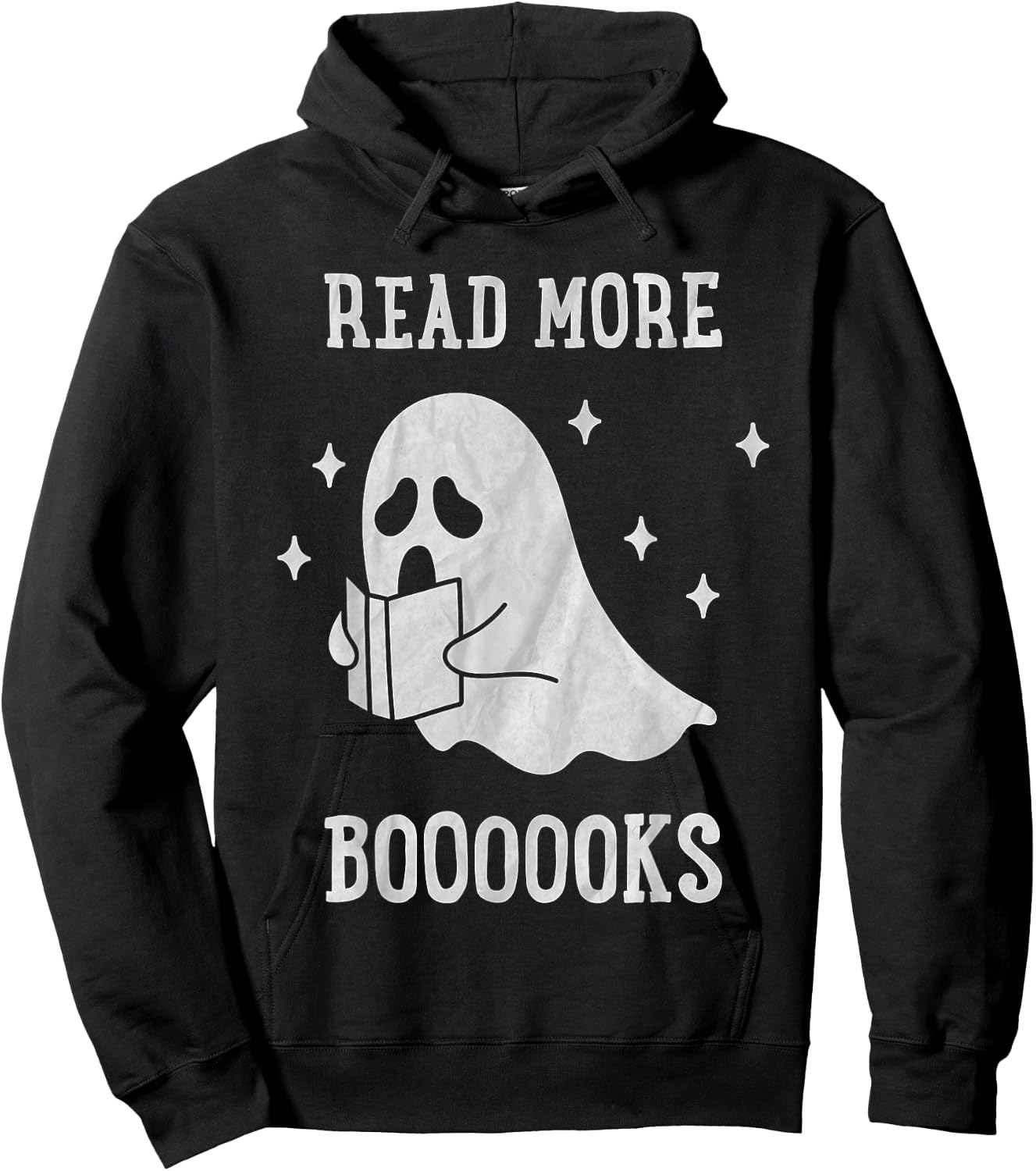 Read more boooooks Cute Ghost Read more boooooks Halloween Hoodie - Hoodie | Black
