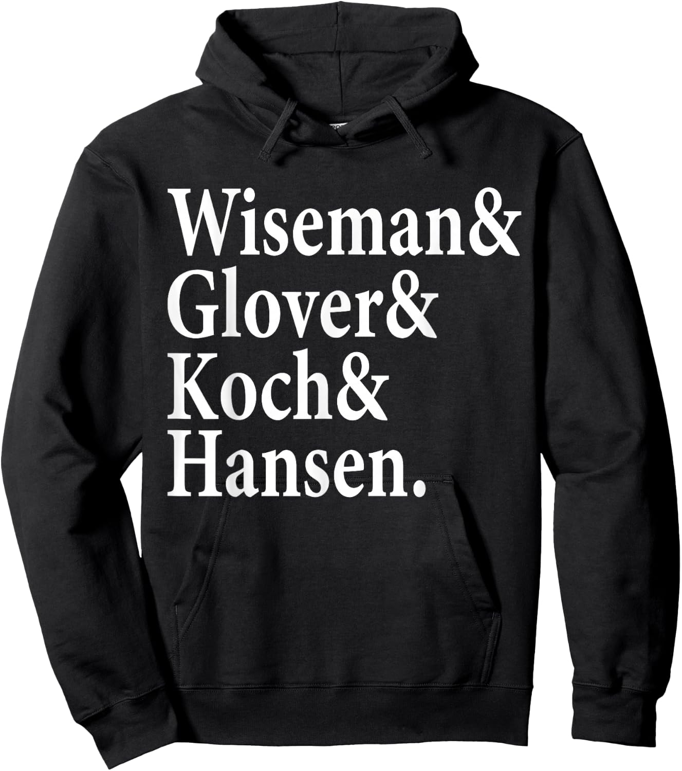 Wiseman Glover Koch Hansen Going to The Moon Hoodie - Hoodie | Black