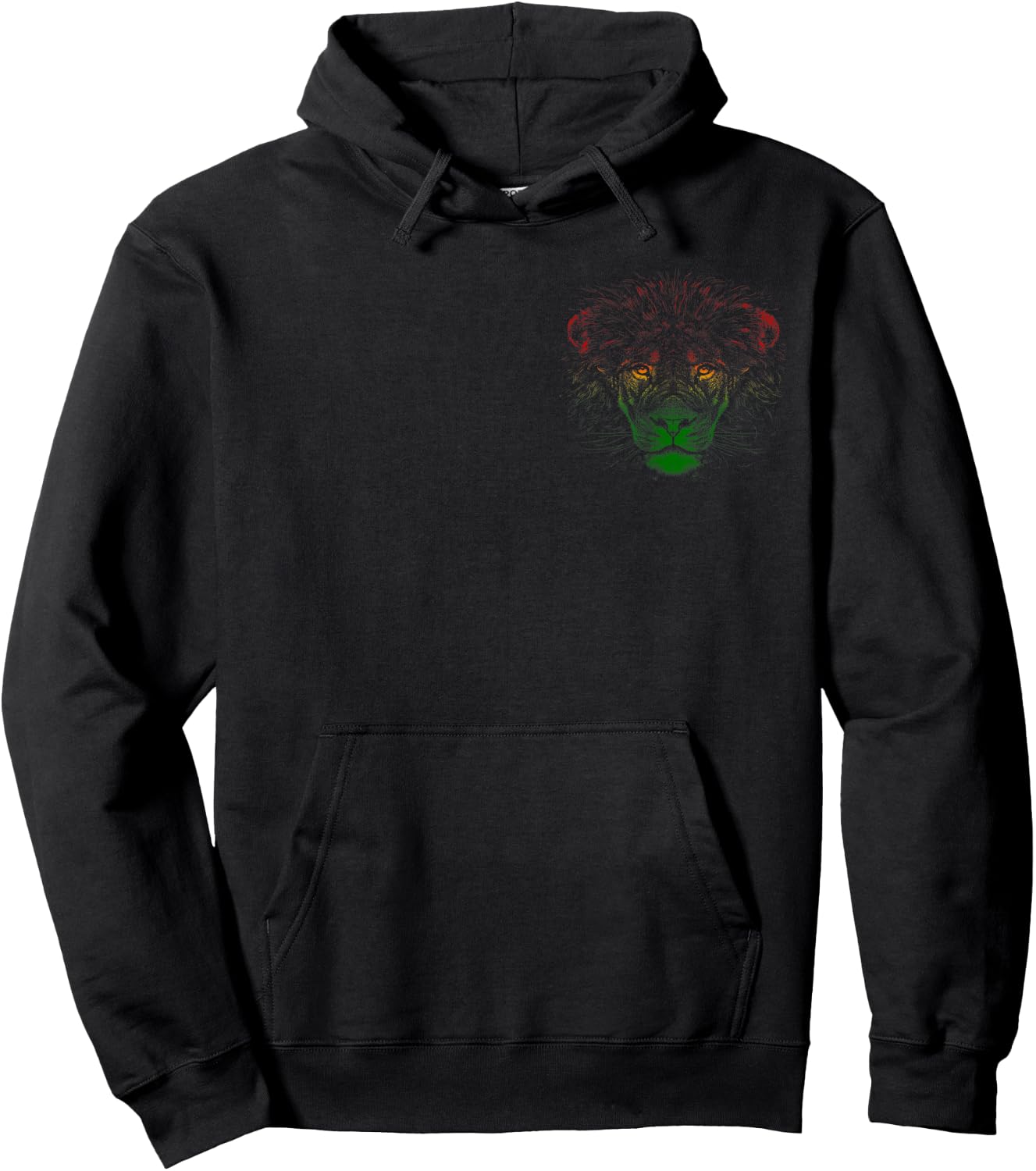 Rasta Reggae Lion Etophian Lion Of Judah Rastafari Roots Hoodie - Hoodie | Black