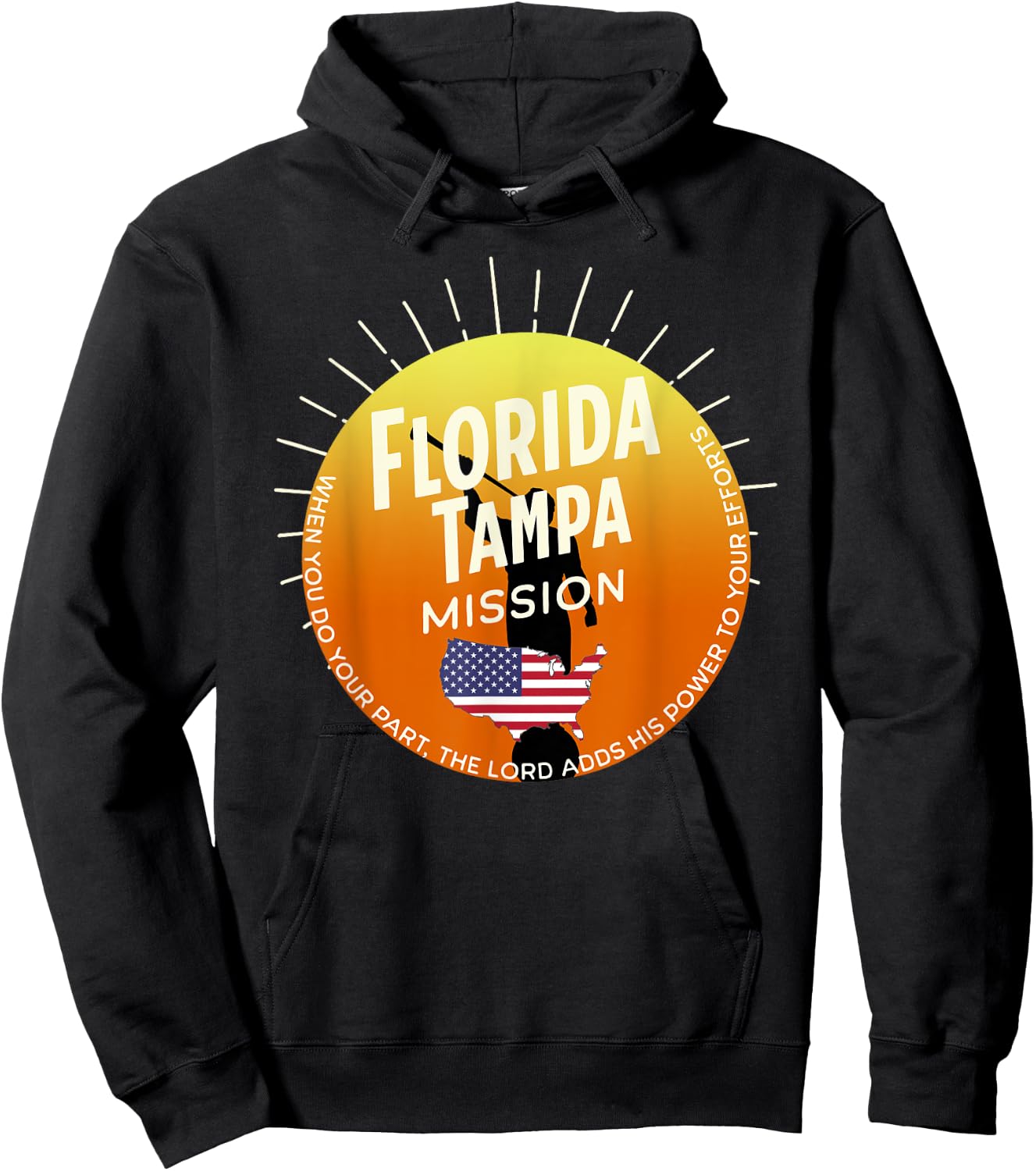 Florida Tampa Mormon LDS Mission Missionary Gift Hoodie - Hoodie | Black