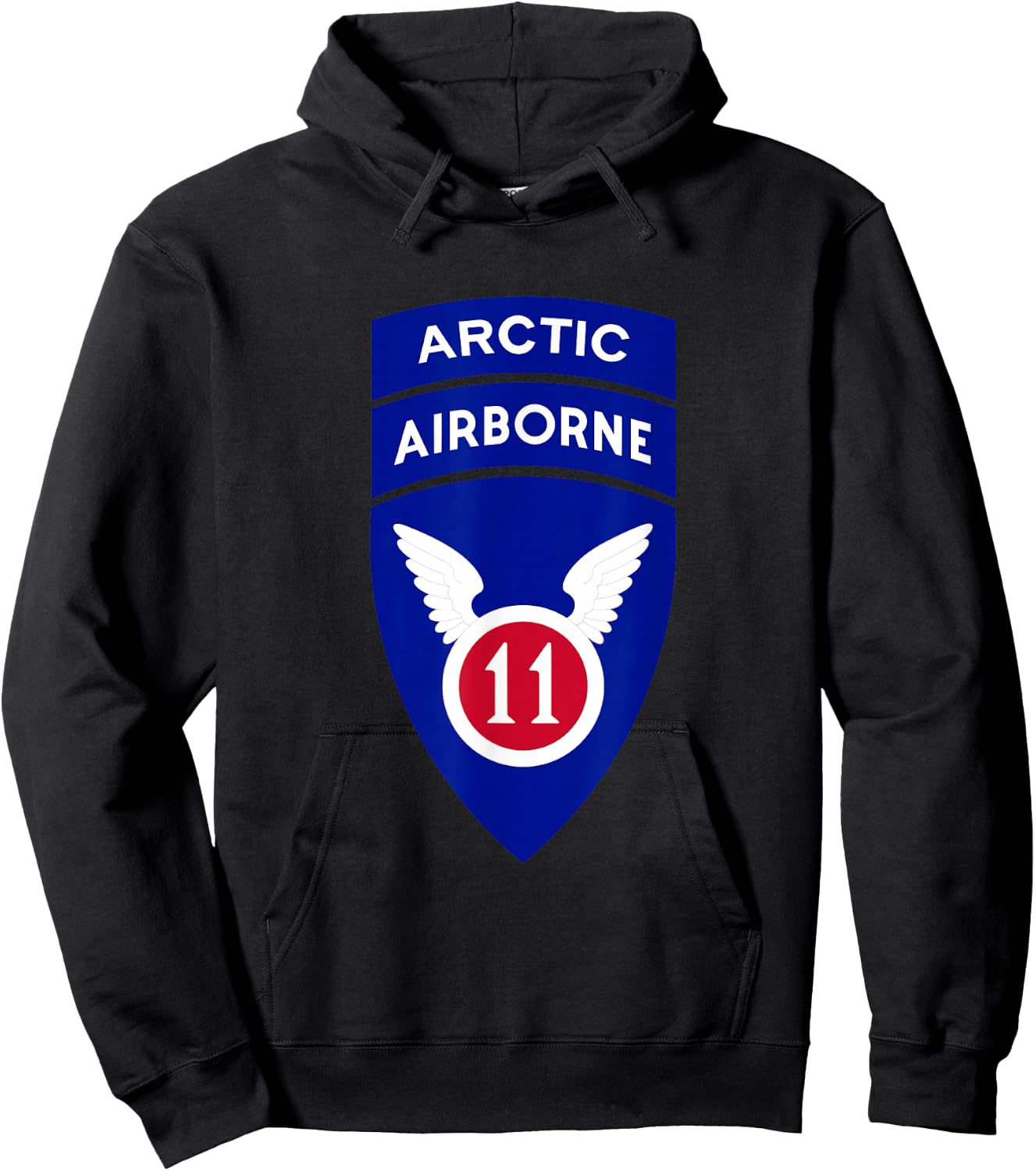 11th Airborne Division Patch - Arctic Angels Hoodie - Hoodie | Black