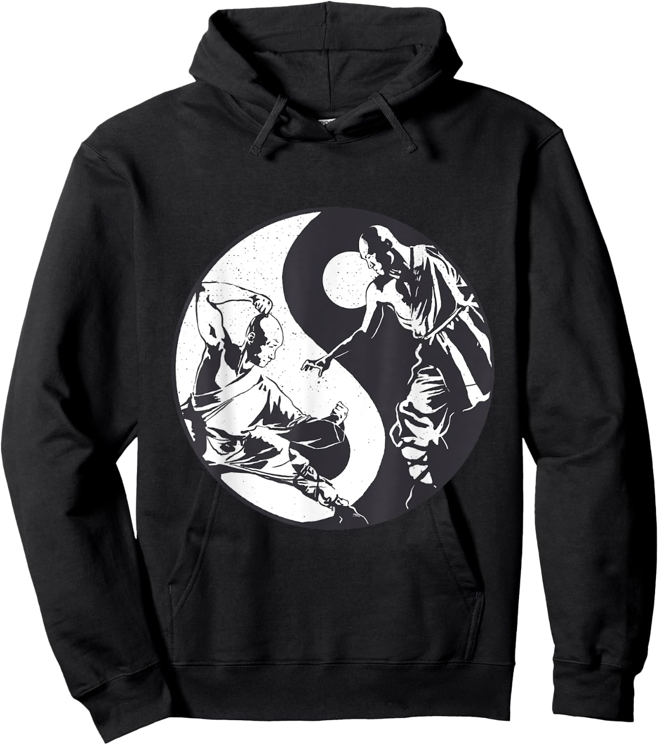 Shaolin Martial Arts Kung Fu Yin Yang MMA Chinese Vintage Hoodie - Hoodie | Black