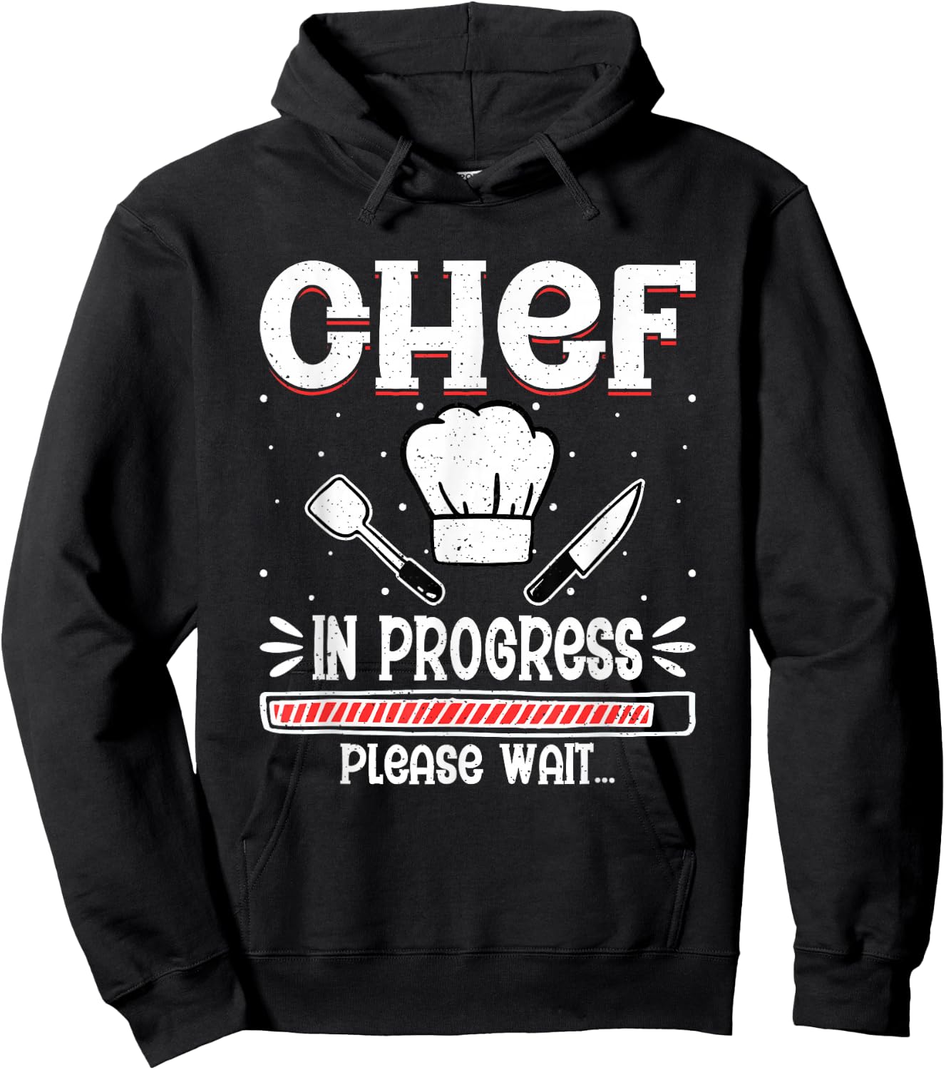 Chef In Progress Cook Sous Chef Culinary Cuisine Student Hoodie - Hoodie | Black