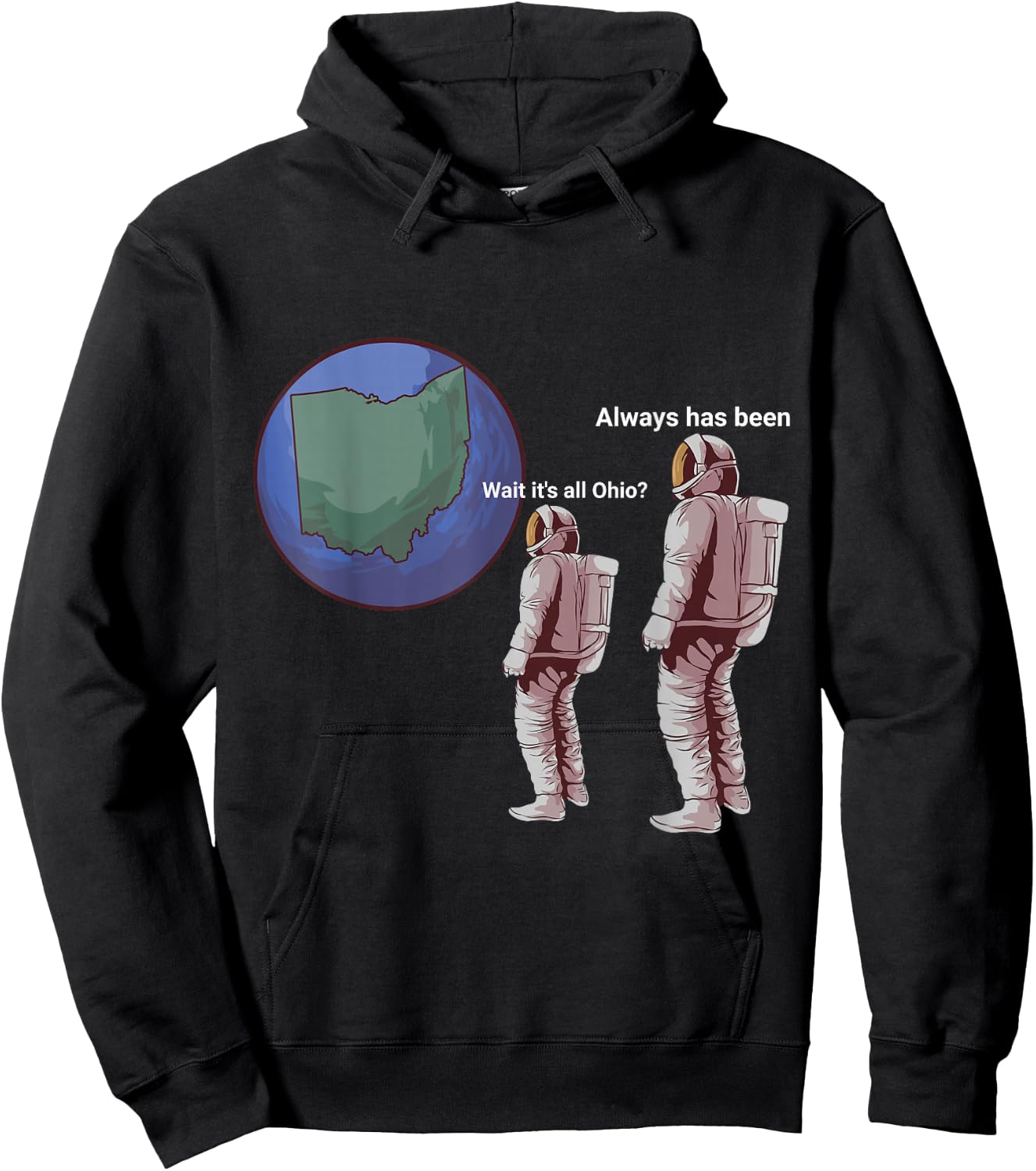 It's All Ohio Funny Dank Meme Hoodie - Hoodie | Black