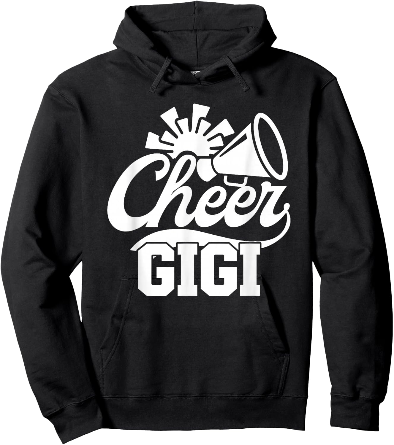 Cheer Gigi Cheerleading Gigi Grandma Of A Cheerleader Gigi Hoodie - Hoodie | Black