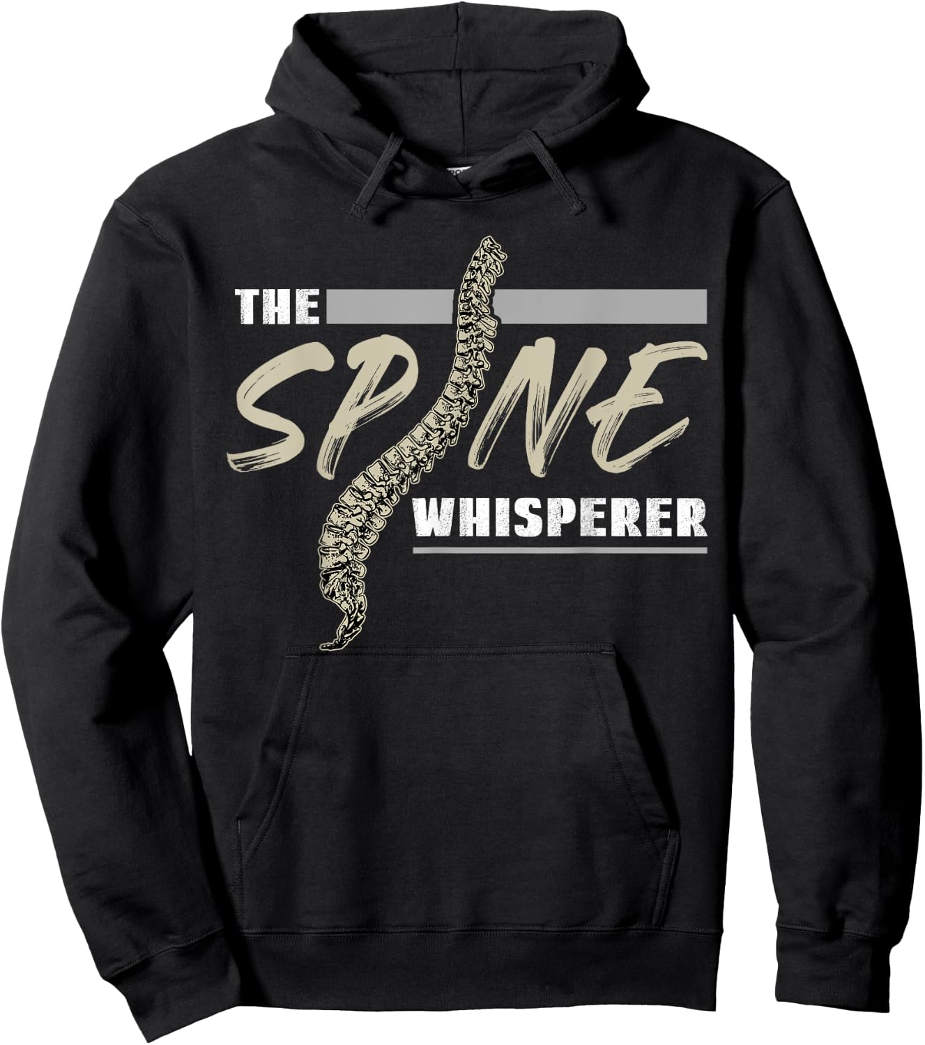 The Spine Whisperer Chiropractor Chiropractic Hoodie - Hoodie | Black