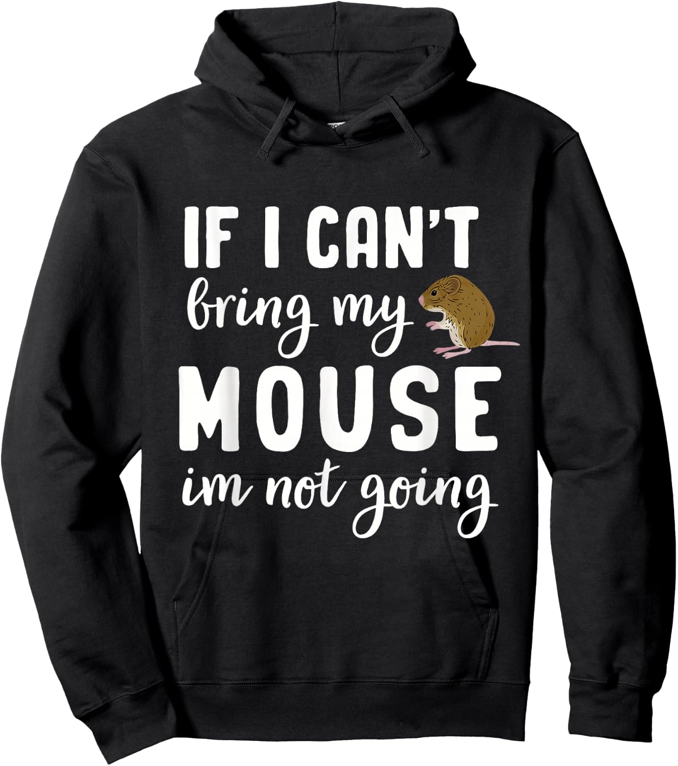 Mouse Gifts For Kids Maus Rodent Ratón Mouse Lovers Gerbil Hoodie - Hoodie | Black