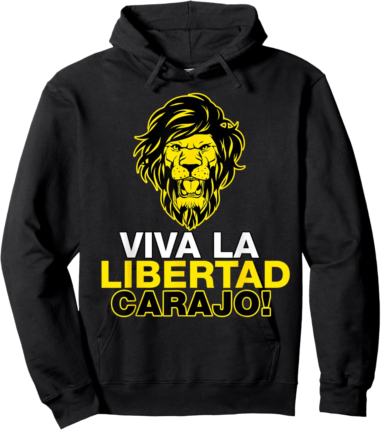 Libertarianism VIVA LA LIBERTAD CARAJO! Milei President Hoodie - Hoodie | Black