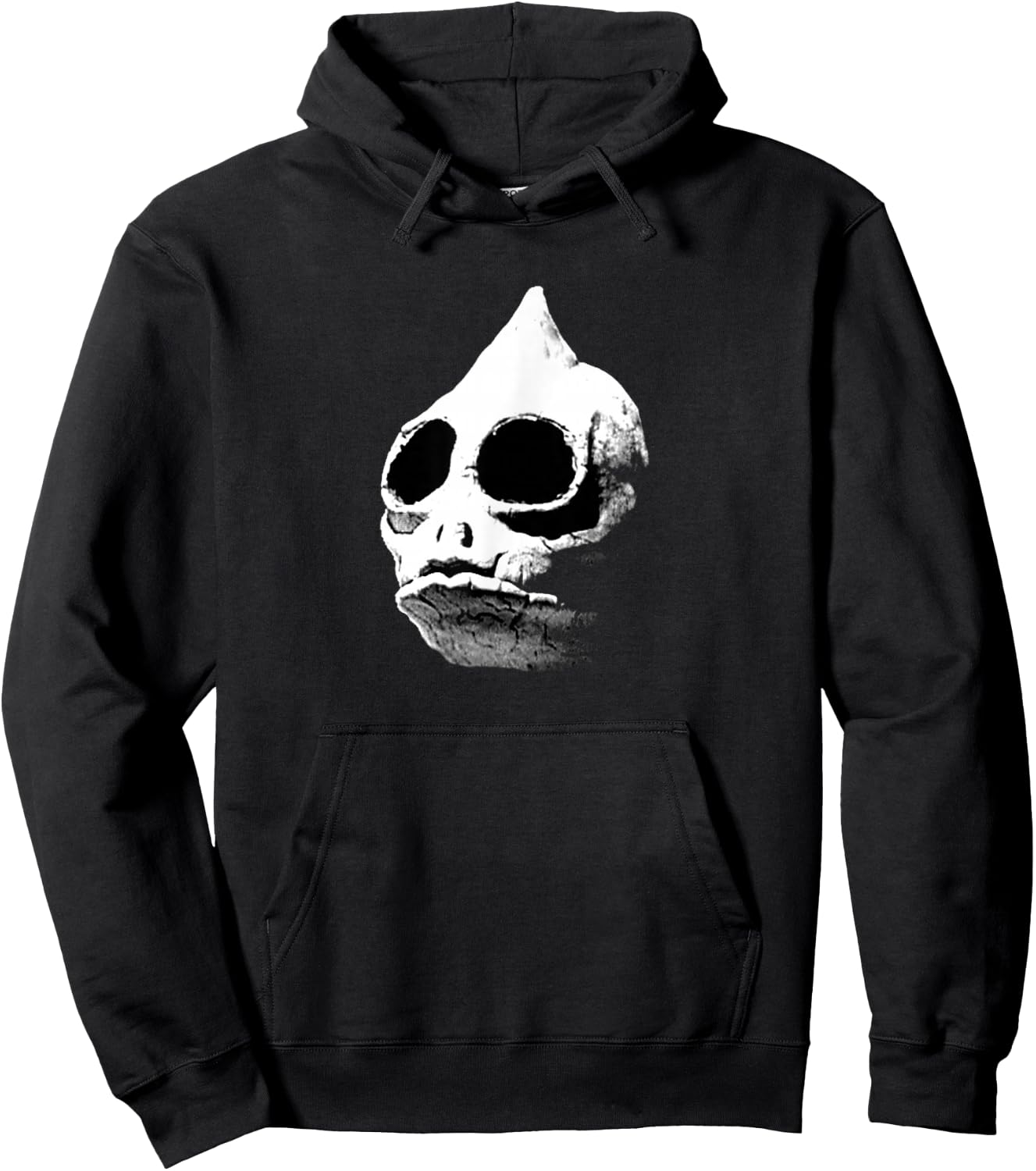 Retro Sleestak reptilian skull graphic Hoodie - Hoodie | Black