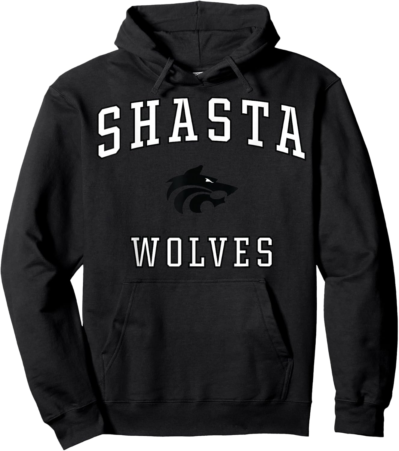 Shasta High School Wolves C1 Hoodie - Hoodie | Black