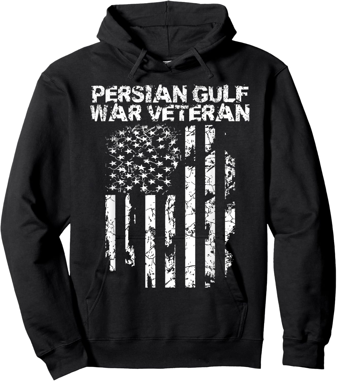Military Co. Persian Gulf War Veteran - Black, Adult, Men, Short Sleeve, Classic Fit, , Small Hoodie - Hoodie | Black