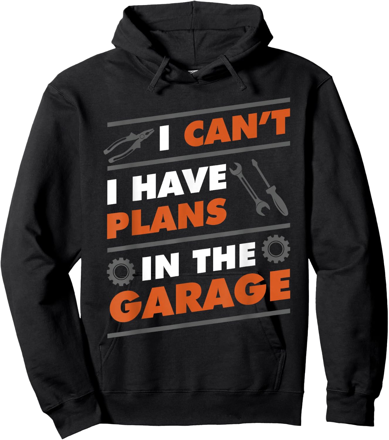 Funny Mechanic Tools Garage - Guys Man Cave Tinker Hoodie - Hoodie | Black