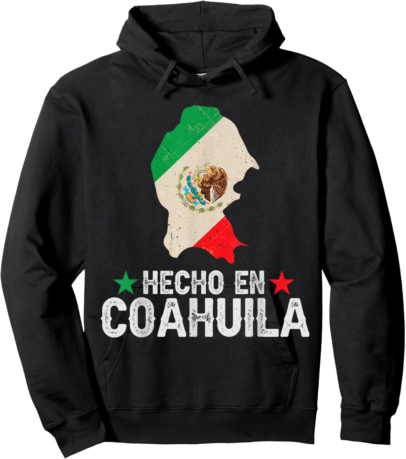 Hecho en Coahuila Mexico - Proud Mexican - Coahuila Hoodie - Hoodie | Black