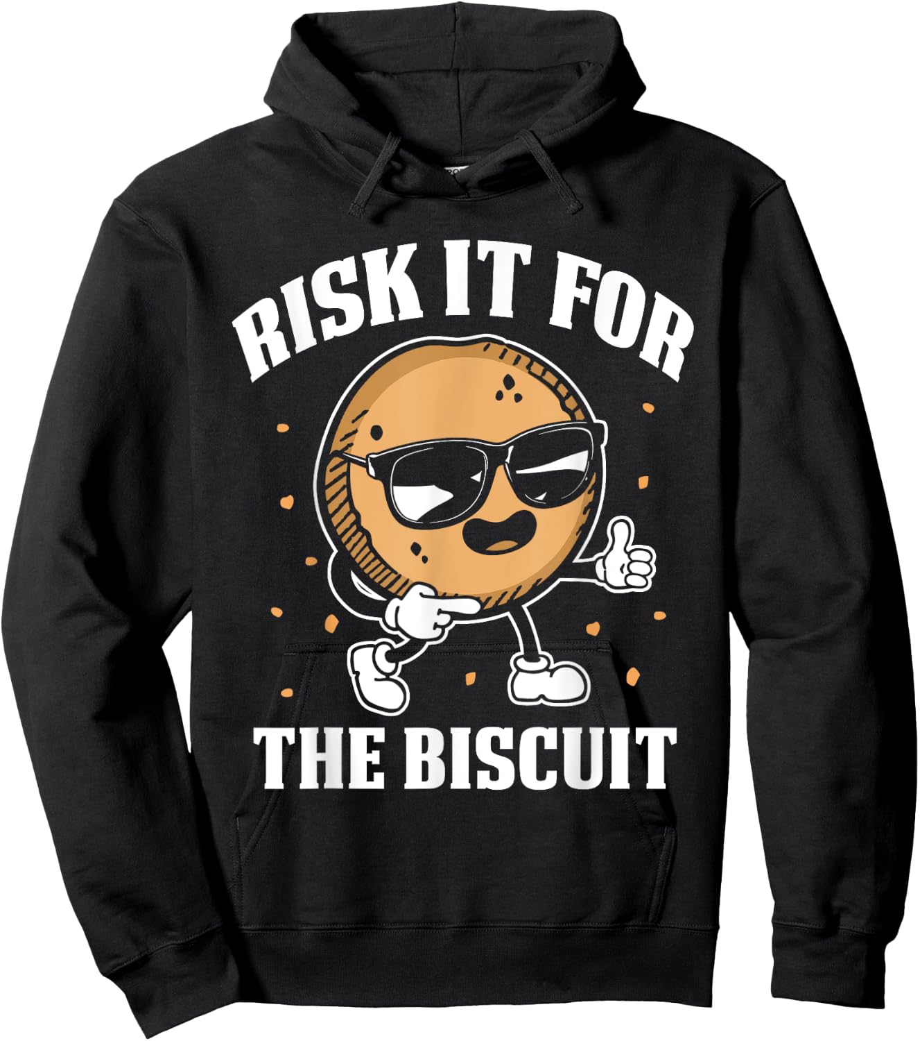 Risk It The Biscuit biscuit fans Hoodie - Hoodie | Black