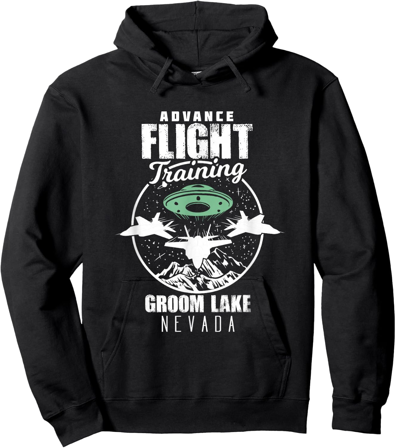 Advanced Flight Training Groom Lake Nevada Hoodie - Hoodie | Black