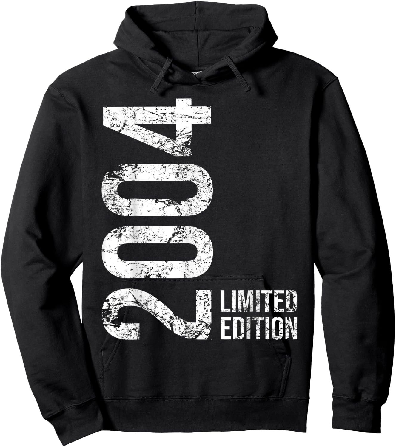 21st Birthday 21 Years Old Man Woman Vintage 2004 Hoodie - Hoodie | Black
