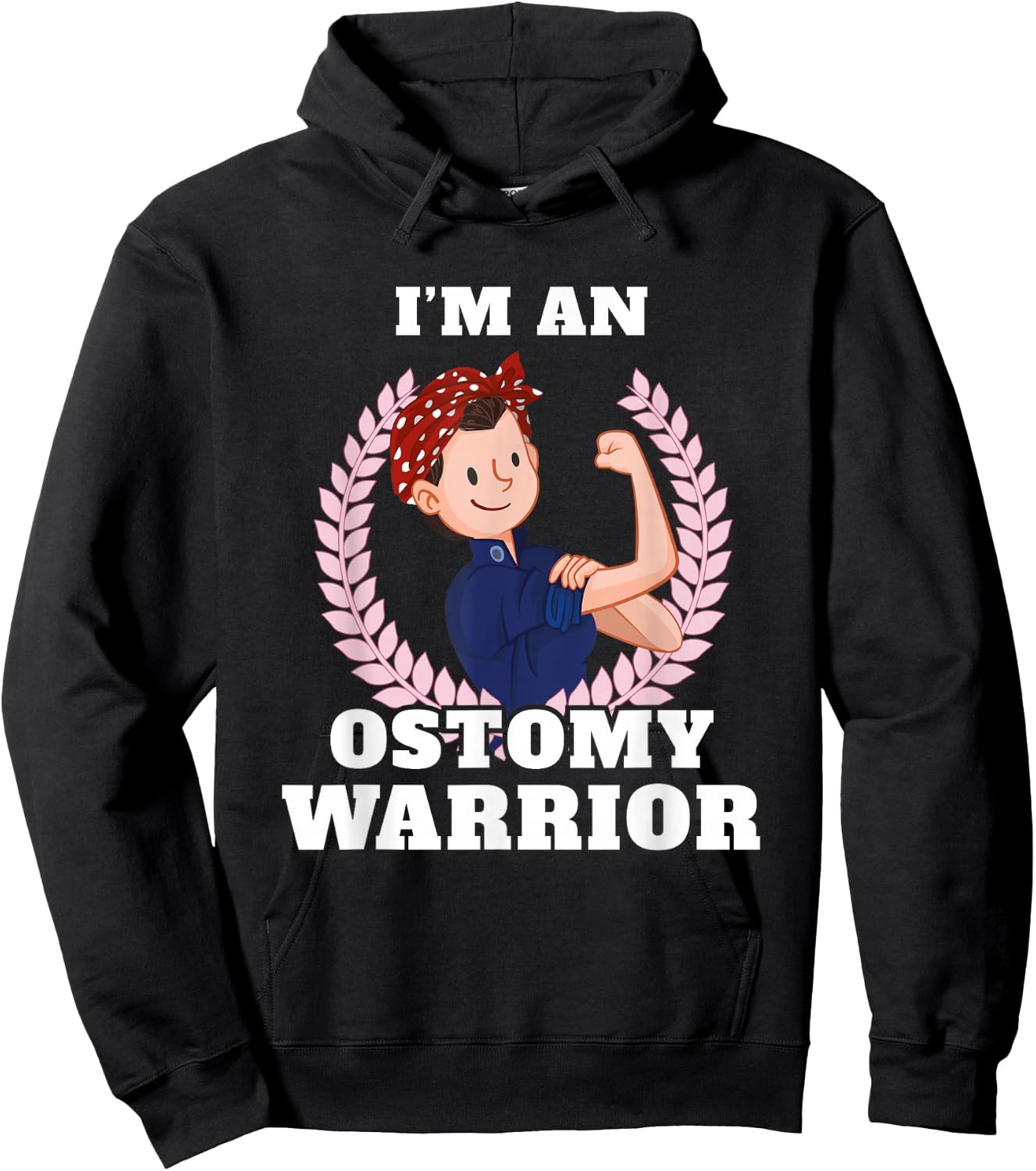 I'm an Ostomy Warrior Ostomy Awareness Hoodie - Hoodie | Black