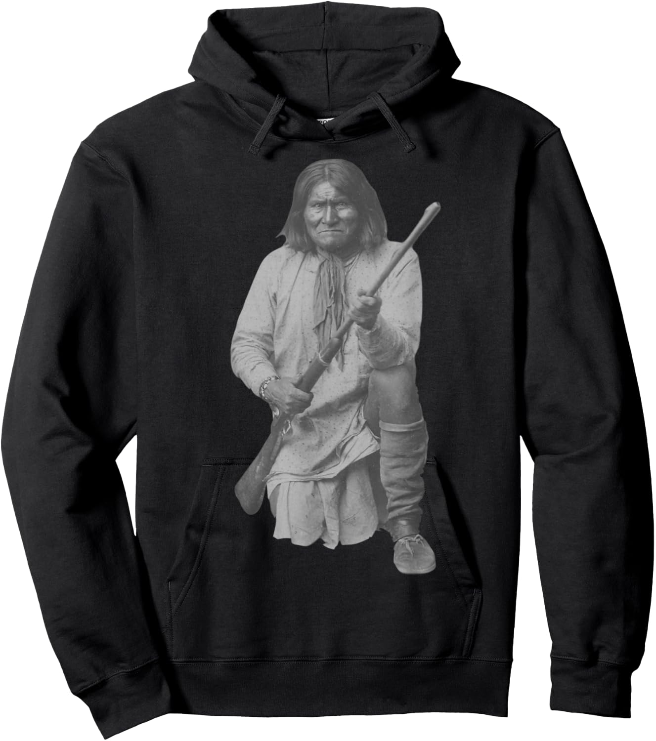 Geronimo Native American Indian Apache Warrior Hero Arizona Hoodie - Hoodie | Black