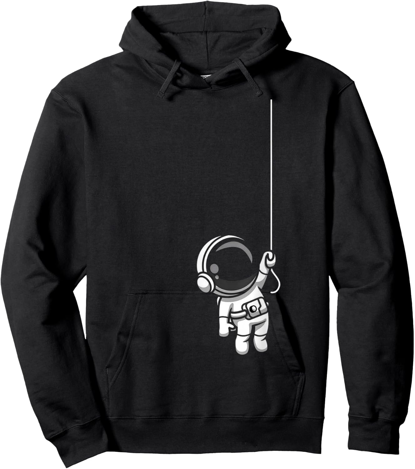 Astronaut Astronomy Science Moon Space Funny Hoodie - Hoodie | Black