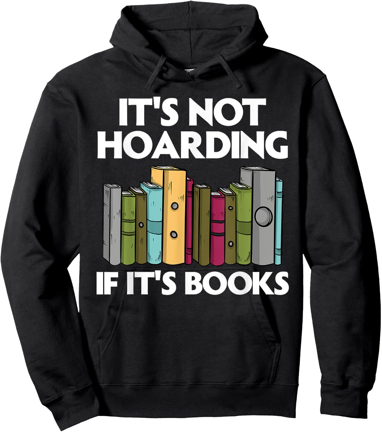 Cool Books Art Men Women Read Books Bookworm Library Reading Hoodie - Hoodie | Black