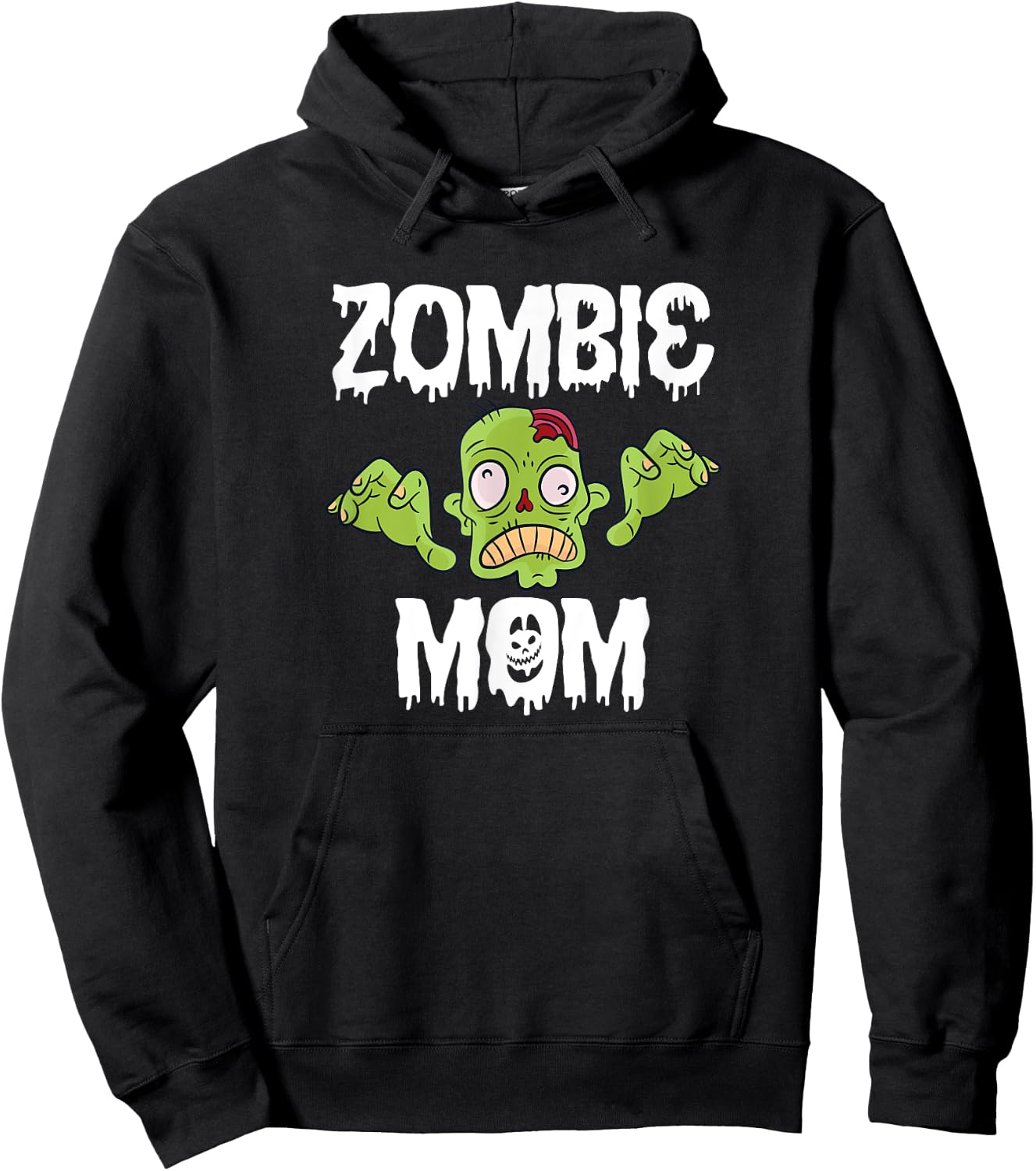 Zombie Mom Mother Matching Family Halloween Hoodie - Hoodie | Black