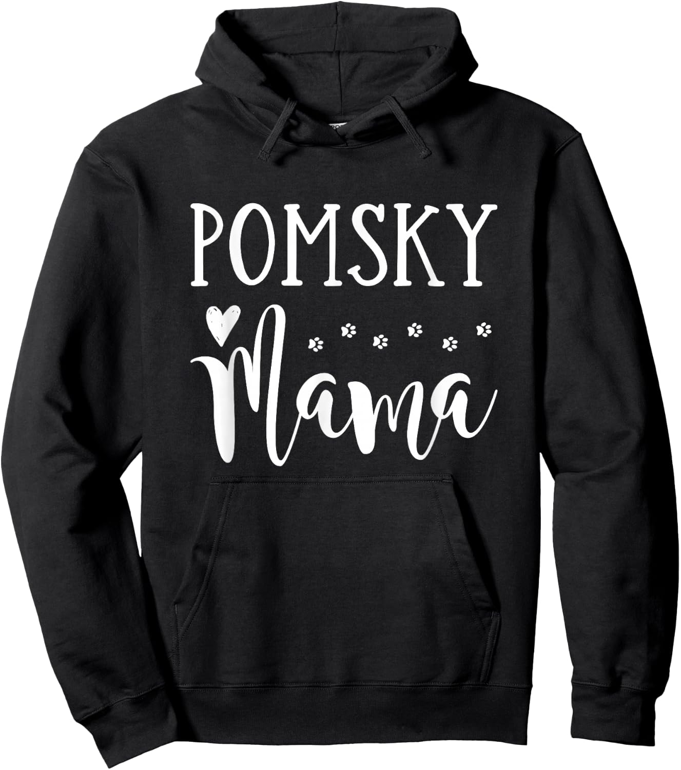 Pomsky Dog Mom - Cute Pomsky Mama Hoodie - Hoodie | Black