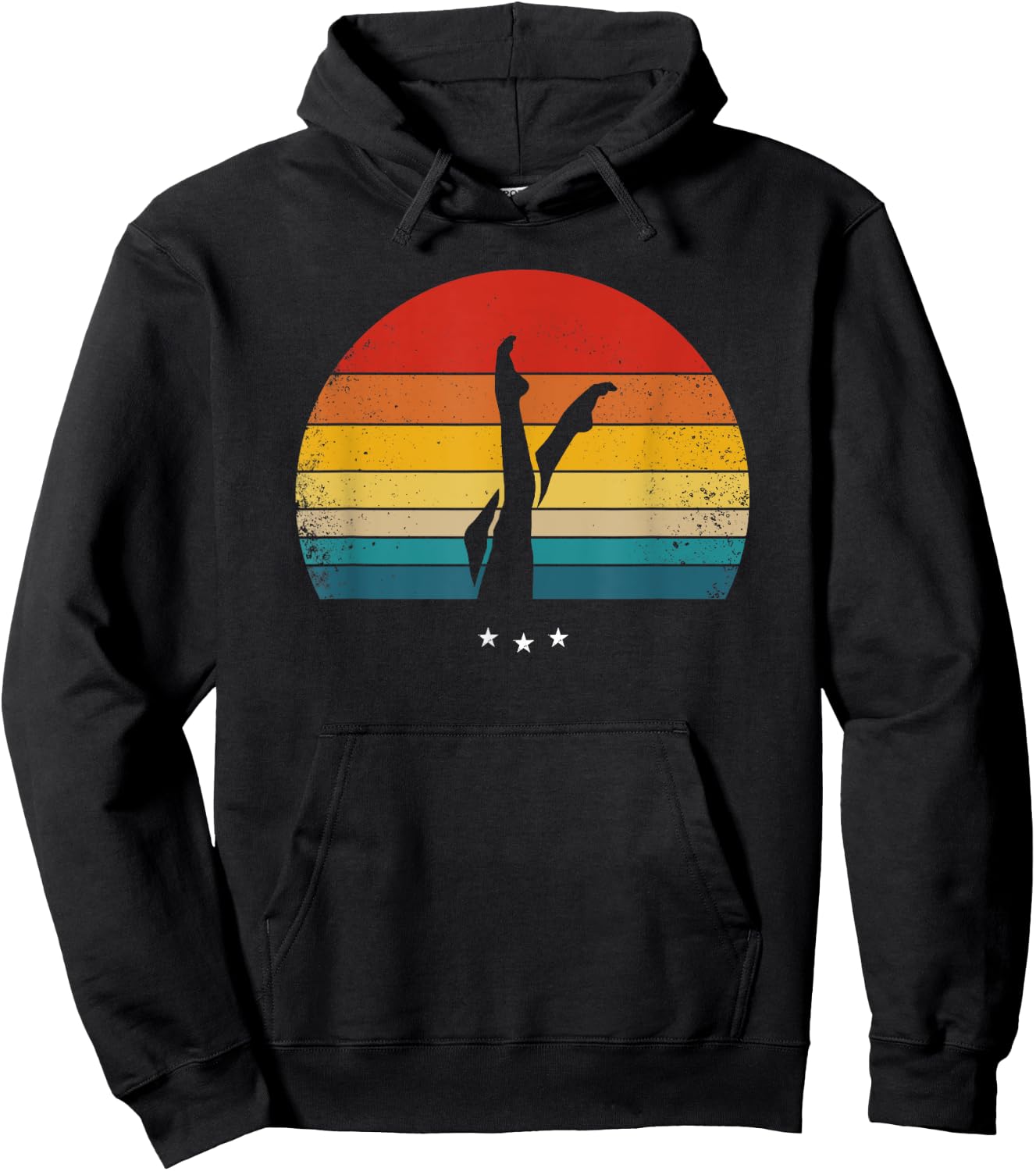 Synchronized Swimming - Retro Hoodie - Hoodie | Black