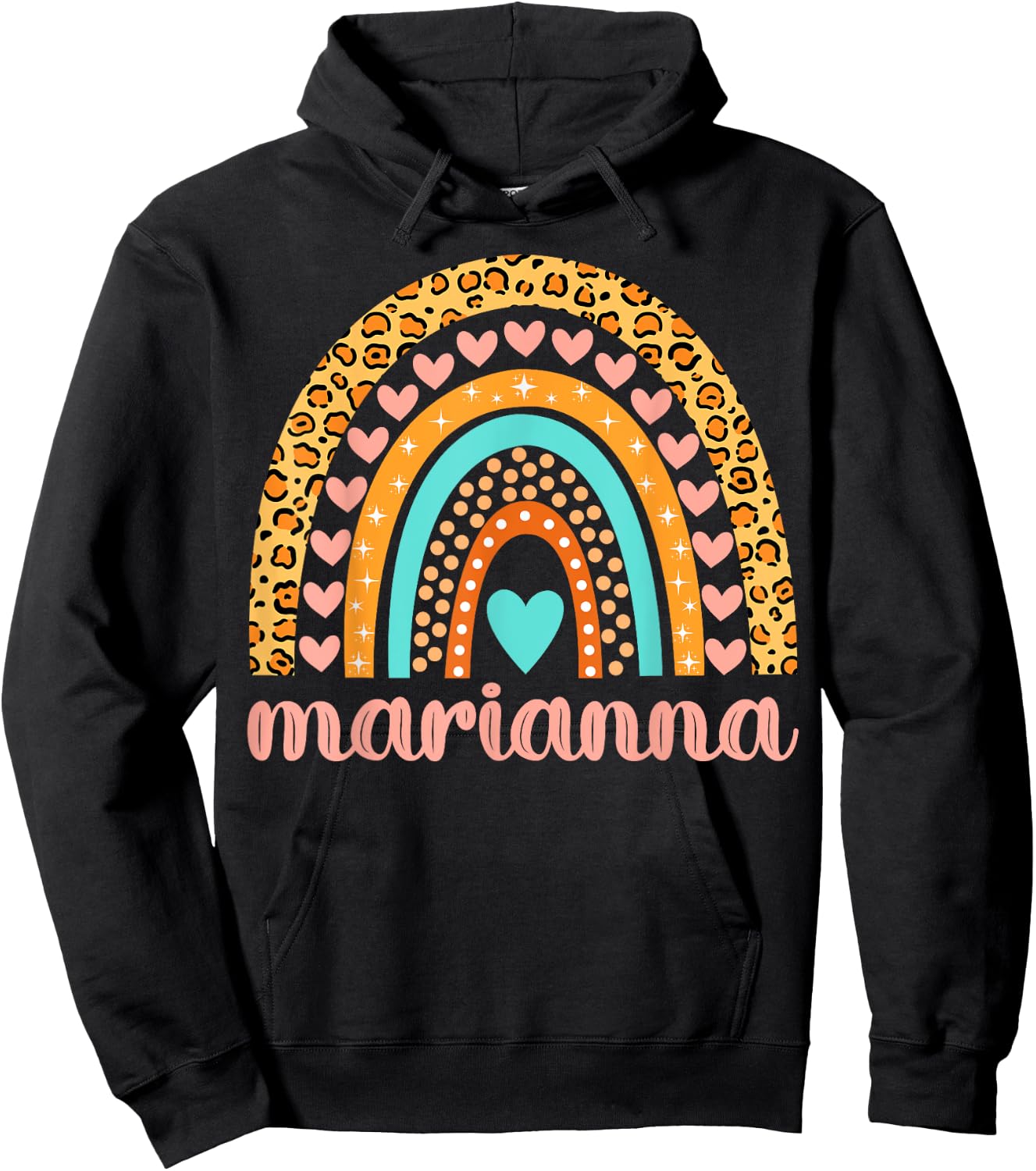 Marianna Marianna Name Birthday Shirt Gift Hoodie - Hoodie | Black
